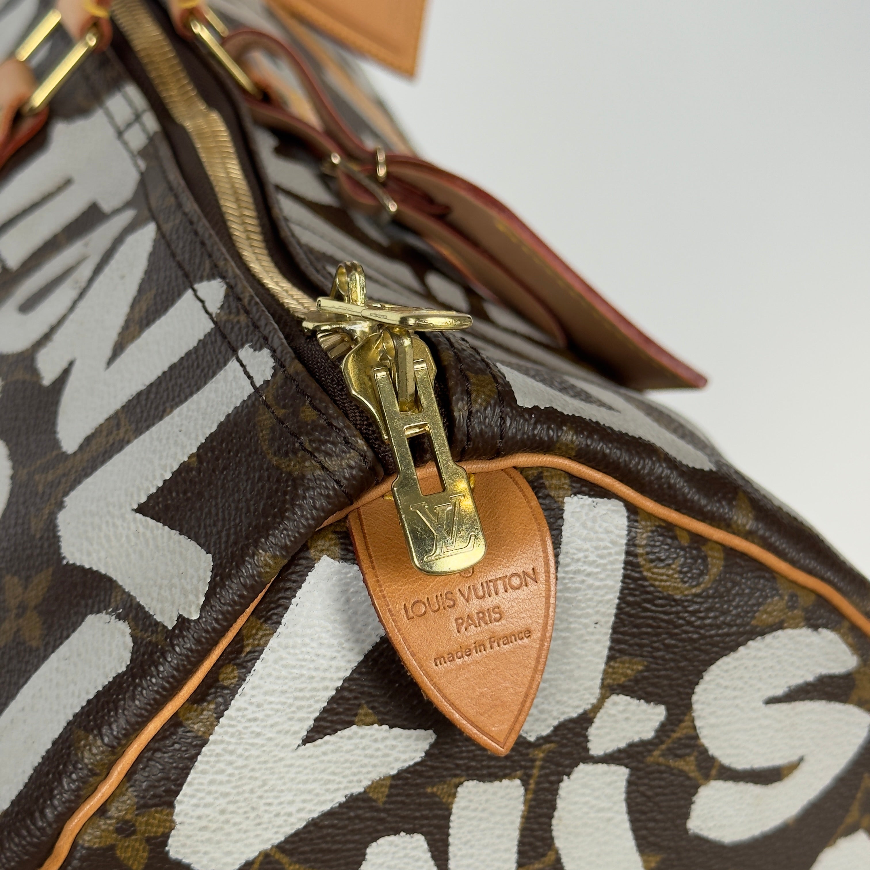 Louis Vuitton Monogram Canvas Keepall Stephen Sprouse Graffiti 50 White - Queen May