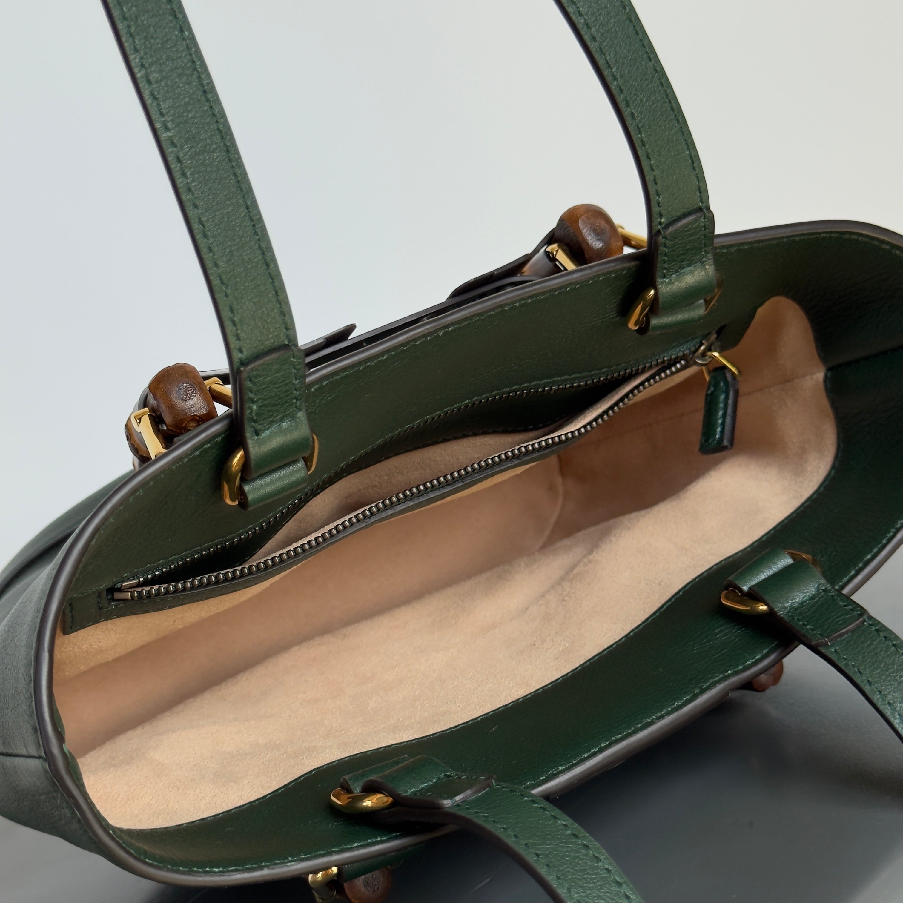 Gucci Diana Leather Tote Bag - Queen May