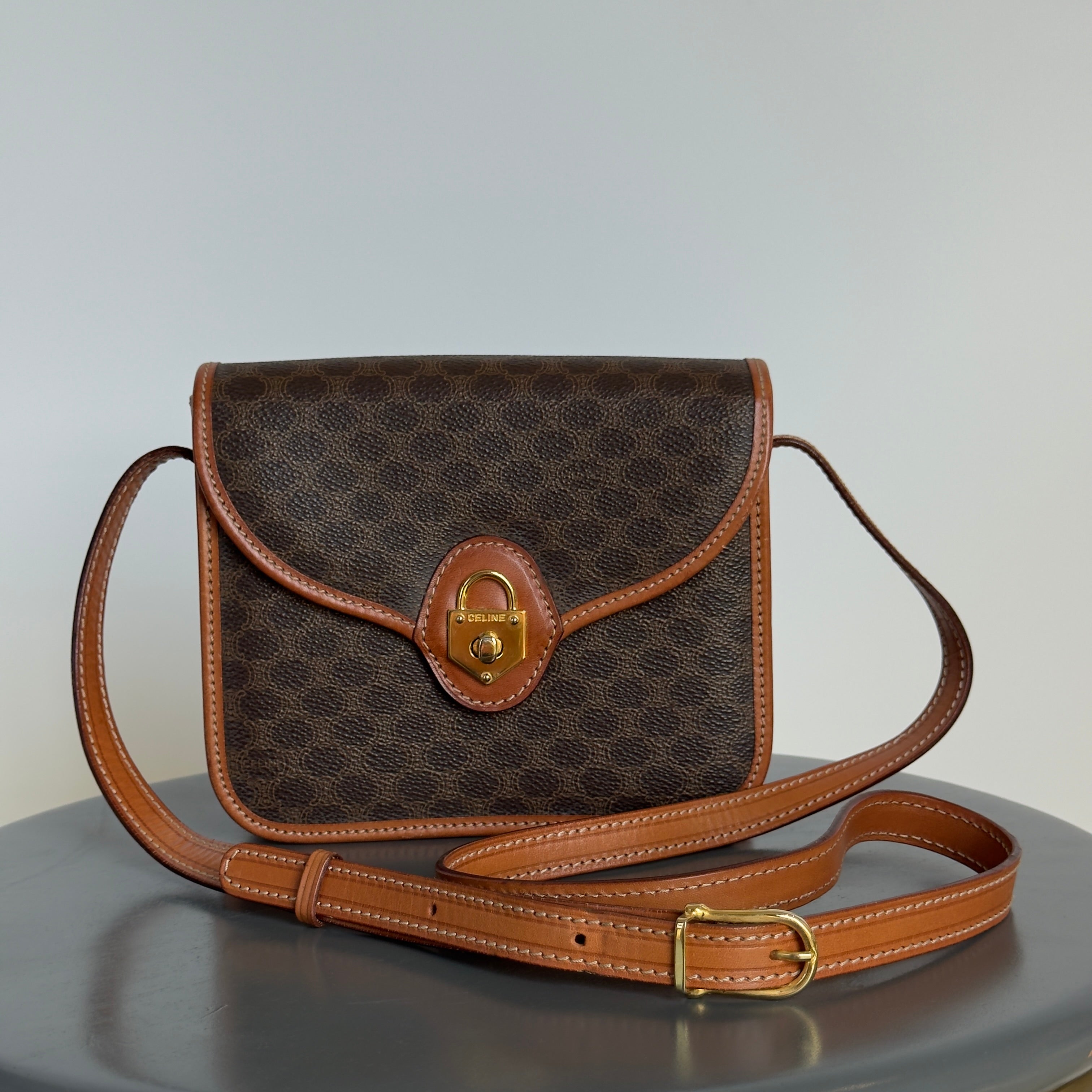 Vintage Celine Macadam Crossbody - Queen May