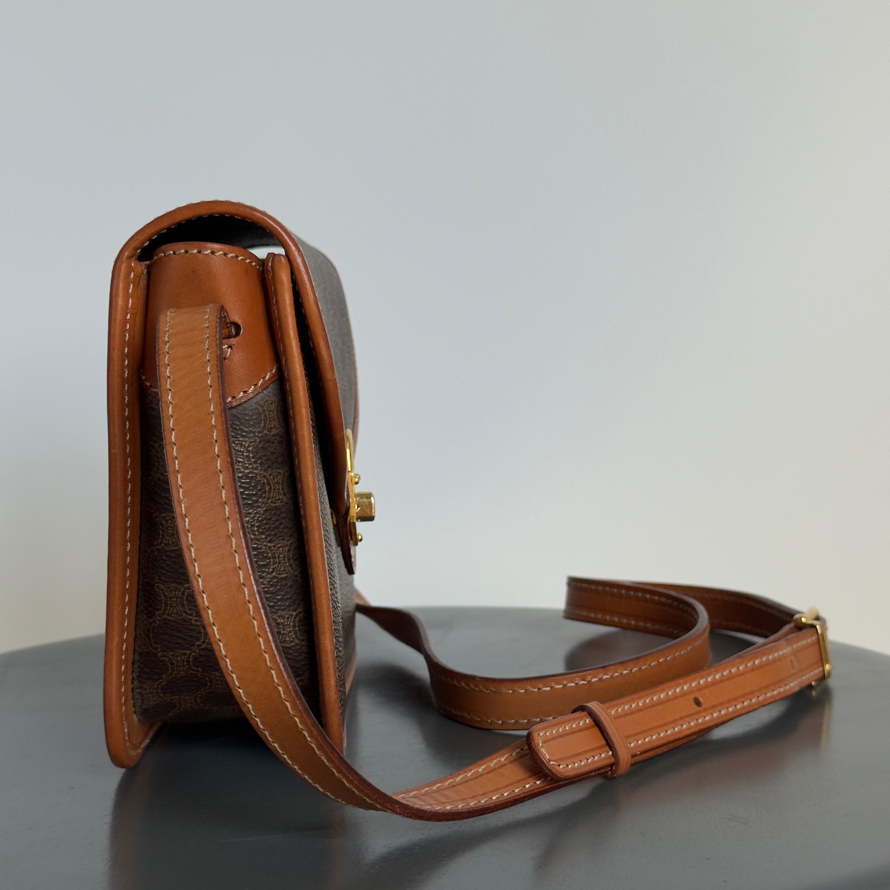 Vintage Celine Macadam Crossbody - Queen May