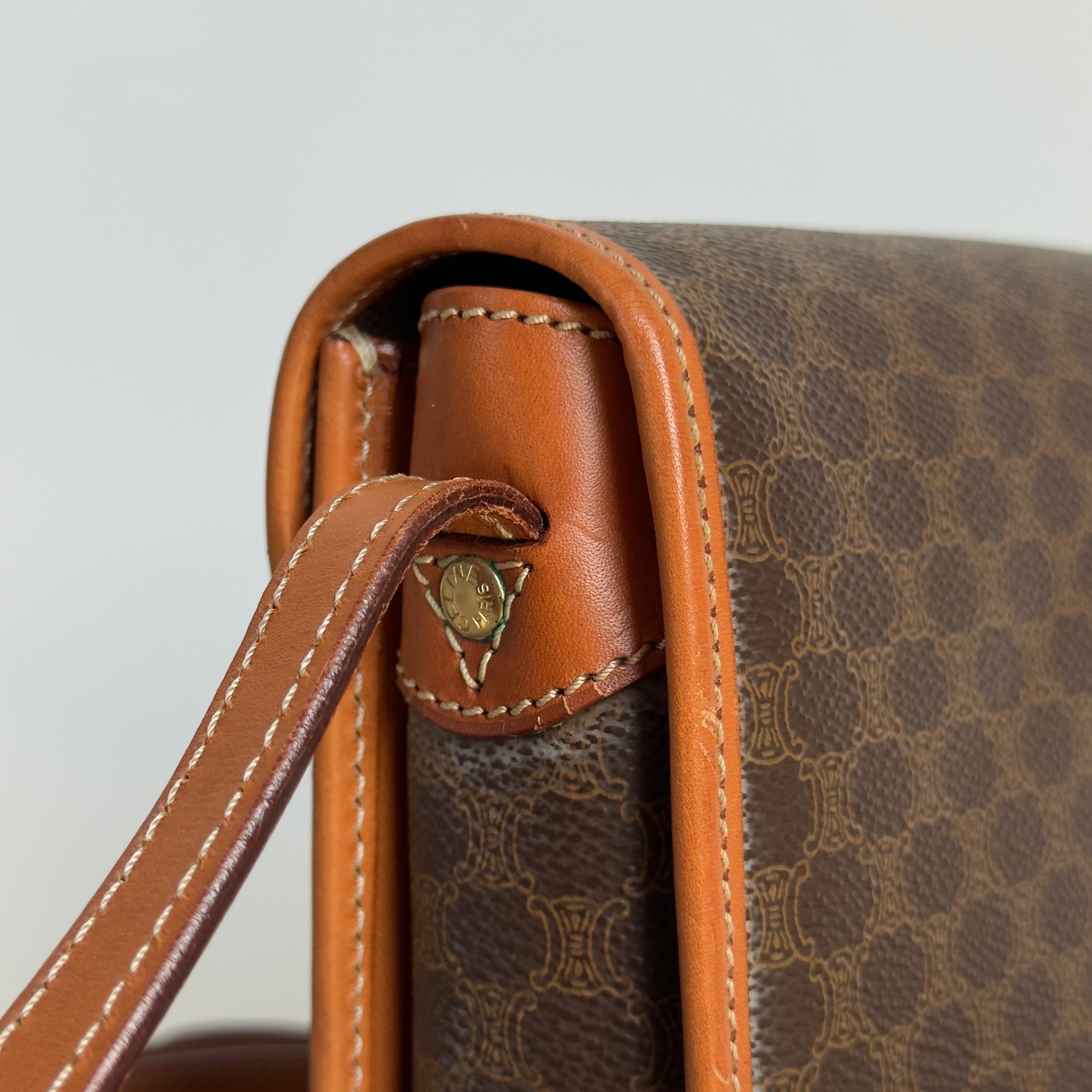 Vintage Celine Macadam Crossbody - Queen May