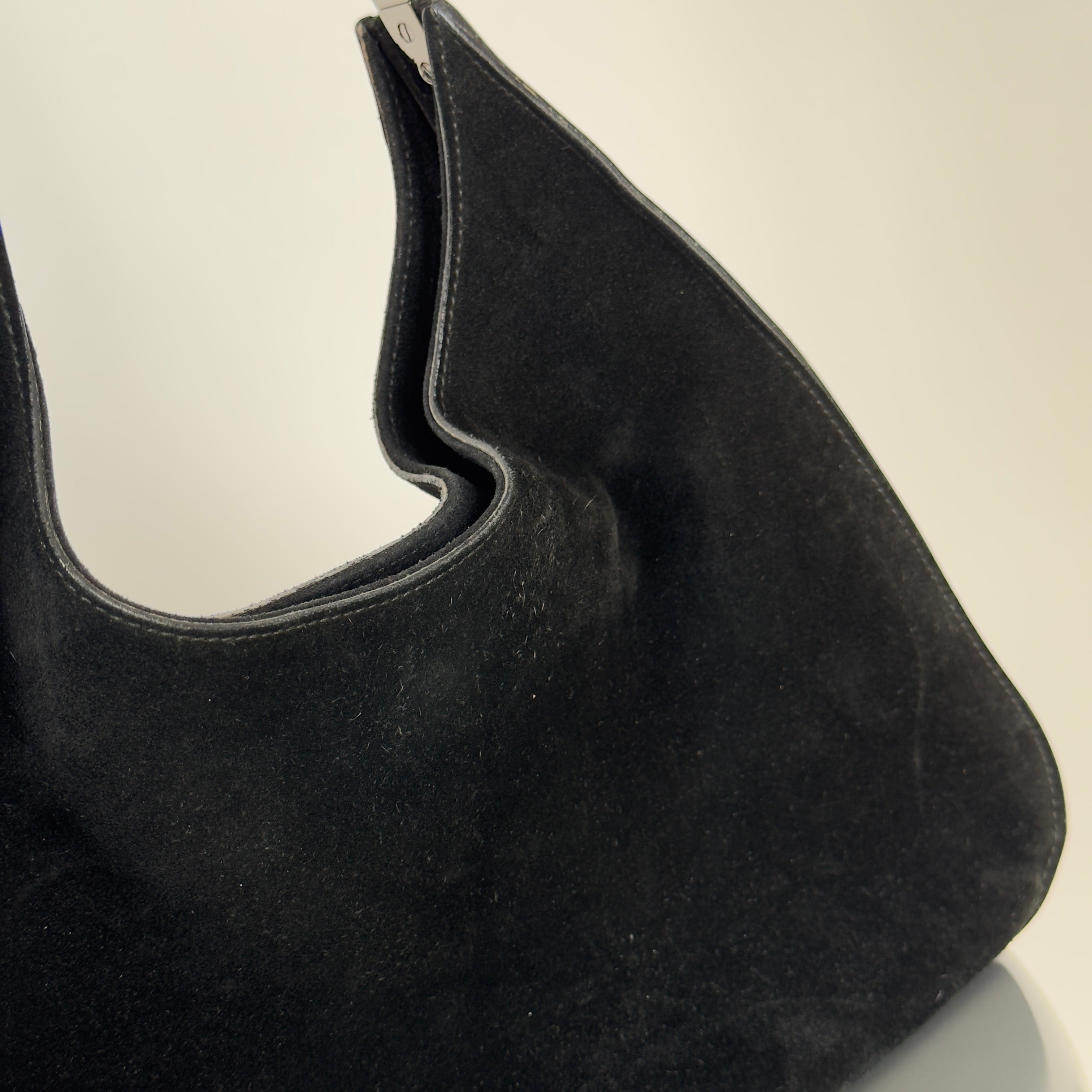 Gucci Black Suede Hobo - Queen May