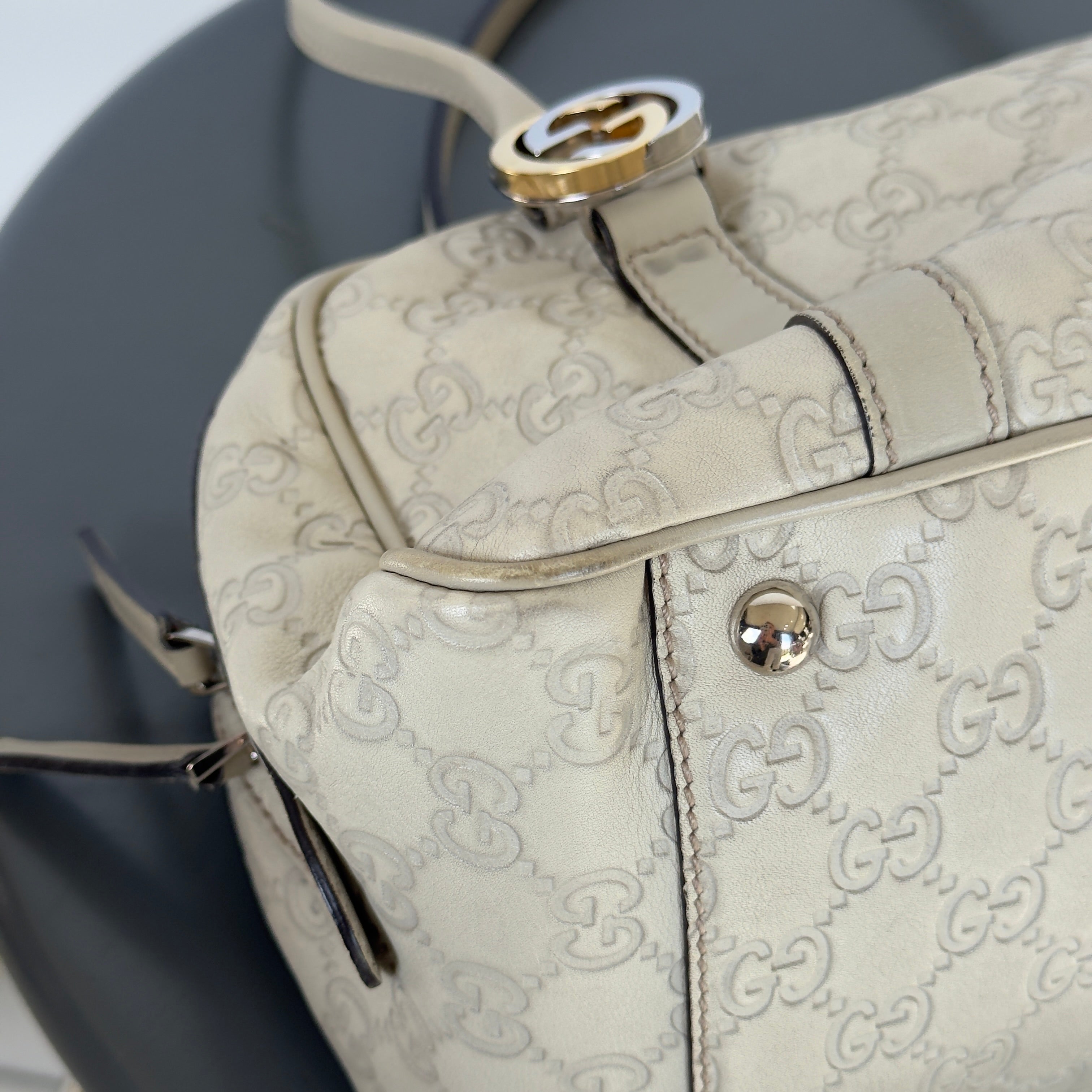 Gucci Guccissima Twins Boston Bag - Queen May