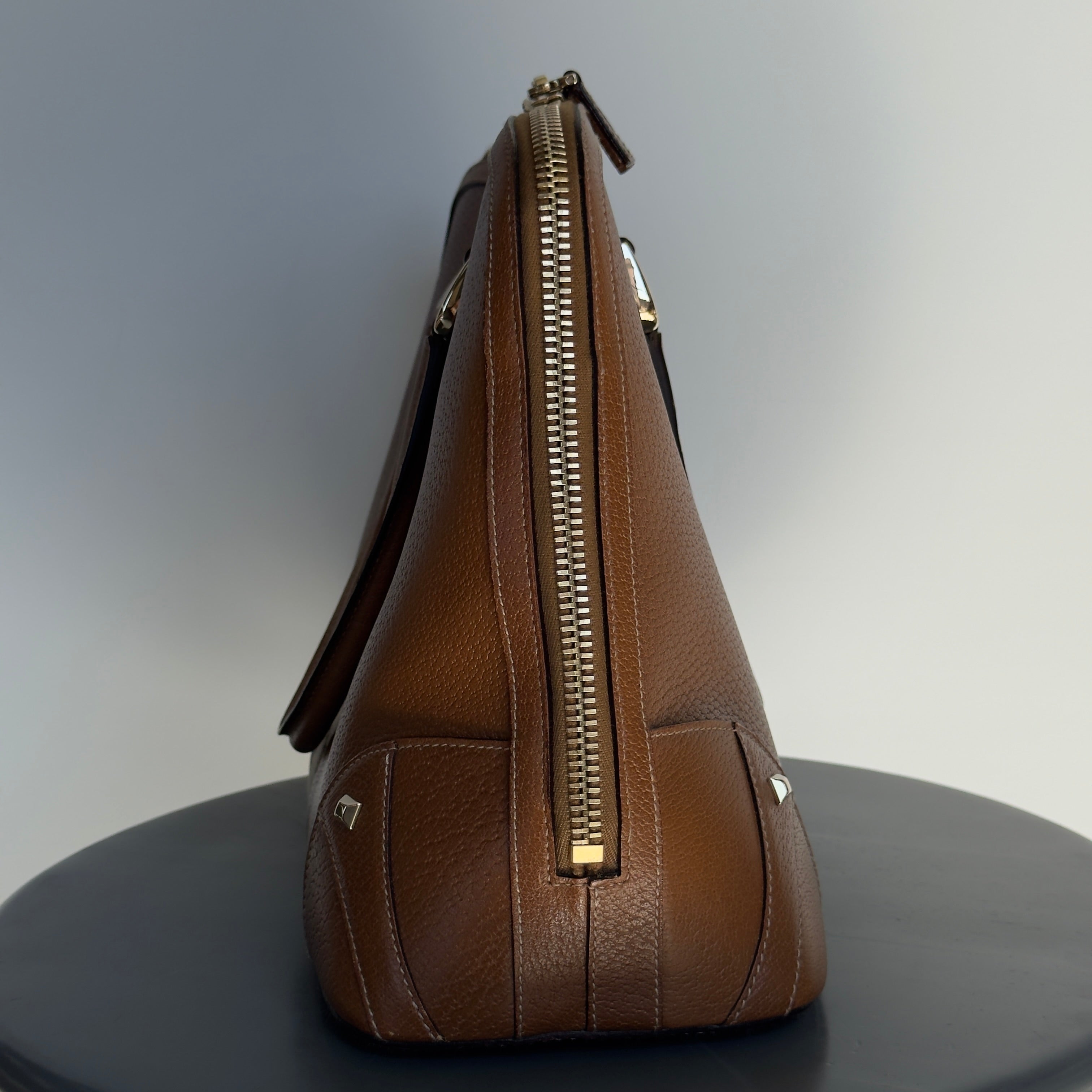 Gucci GG Canvas Nailhead Dome Handle Bag - Queen May