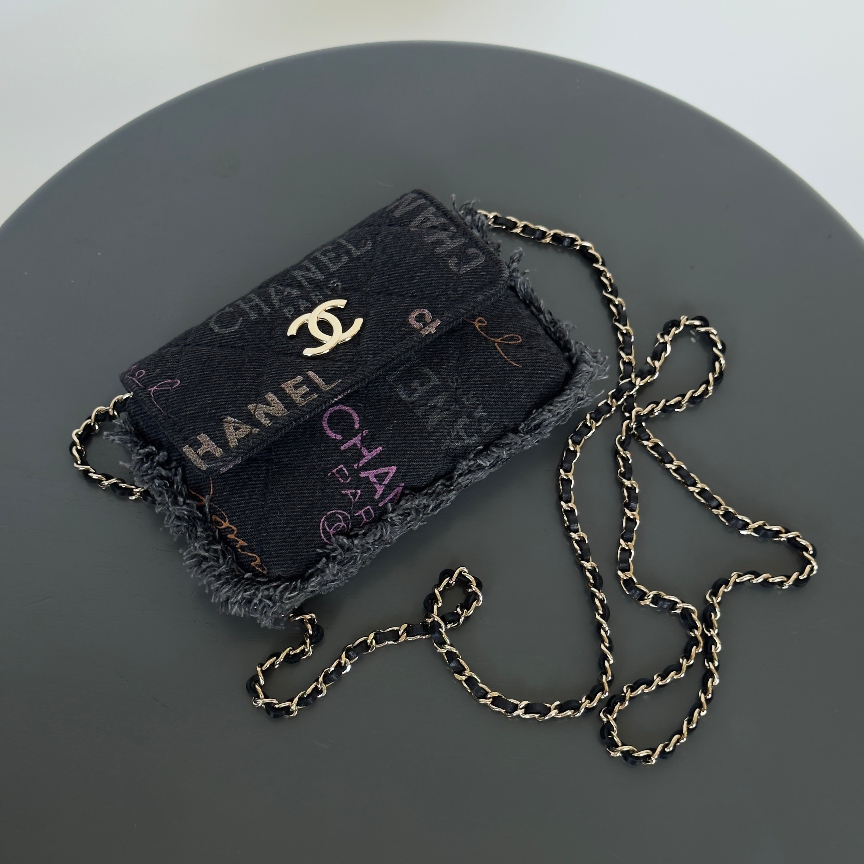 Chanel SS 22P Mini Mood Printed Crossbody Bag - Queen May