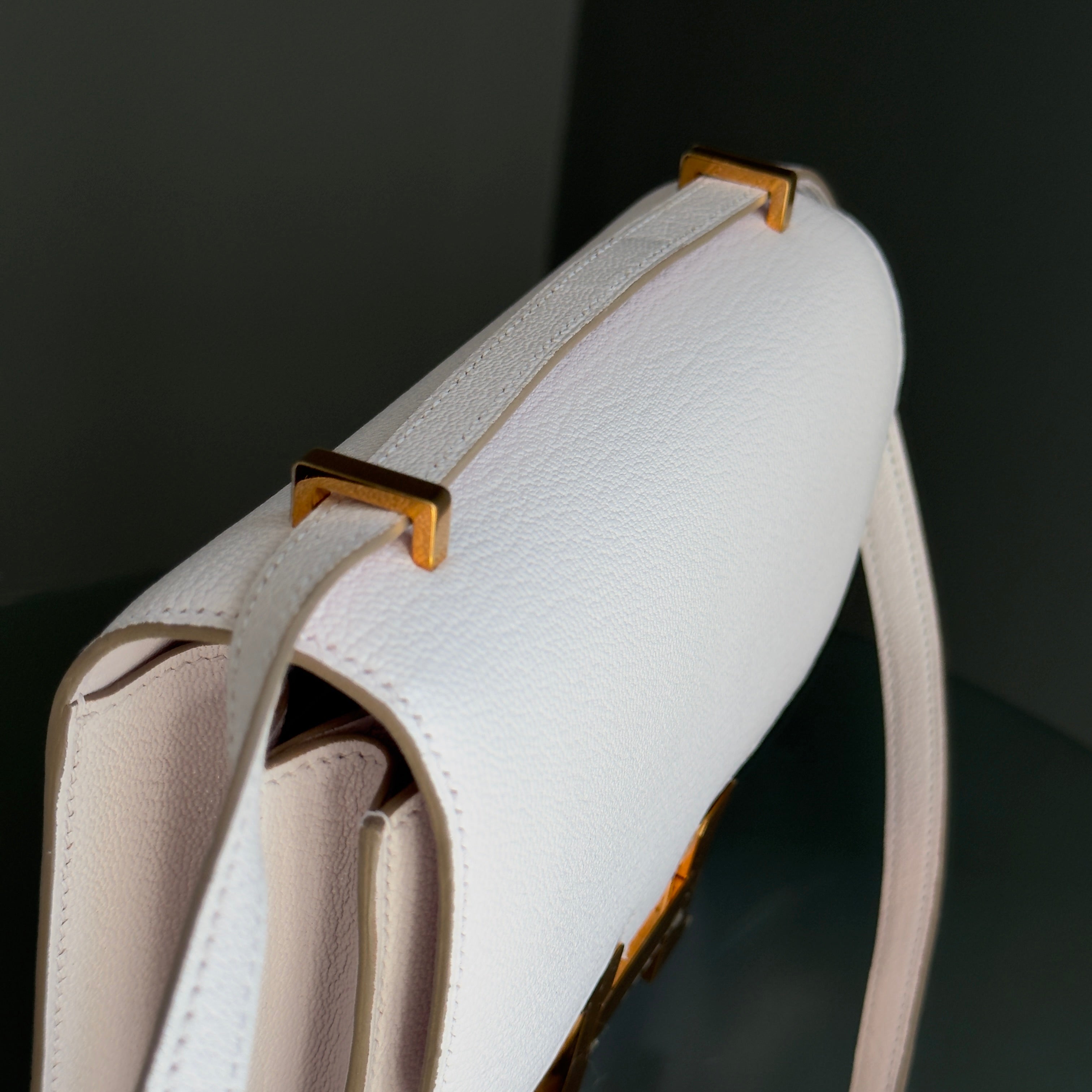Hermes Chevre Mysore Constance 18 Mauve Pale - Queen May