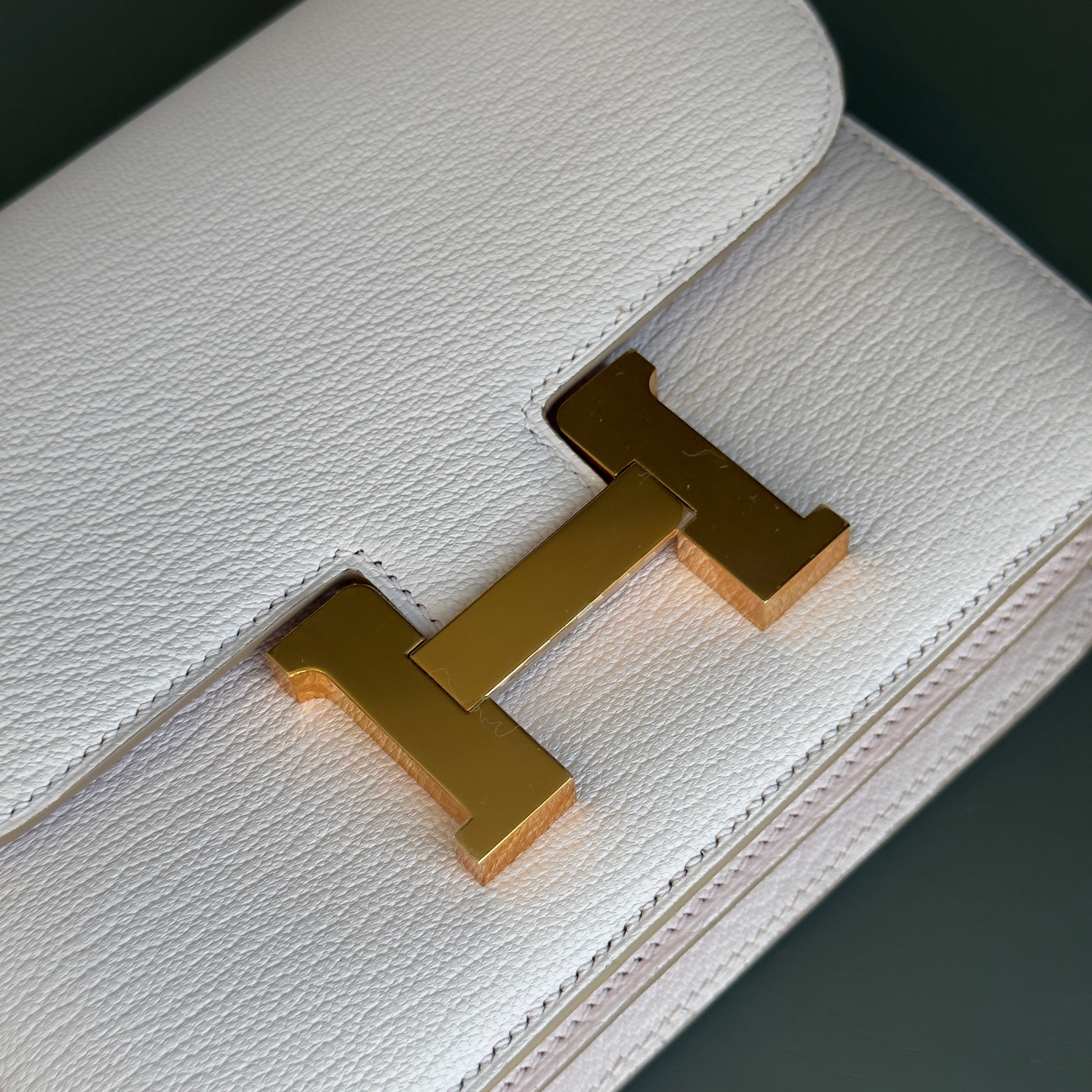 Hermes Chevre Mysore Constance 18 Mauve Pale - Queen May