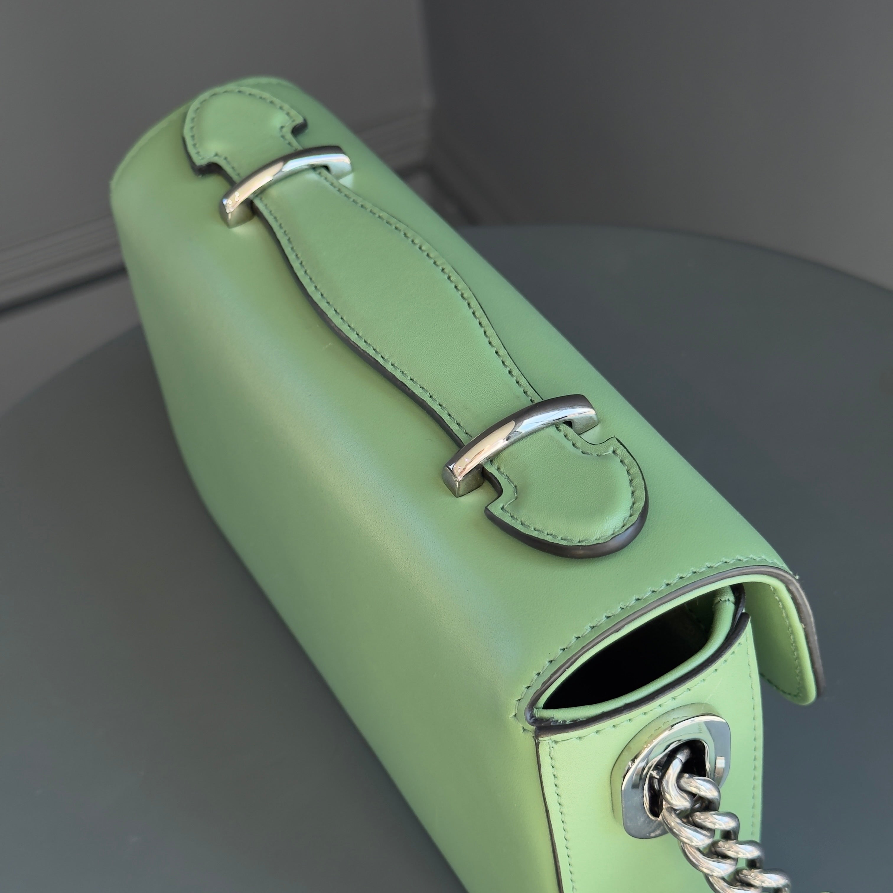 Gucci Petite GG Mini Shoulder Bag--Green - Queen May