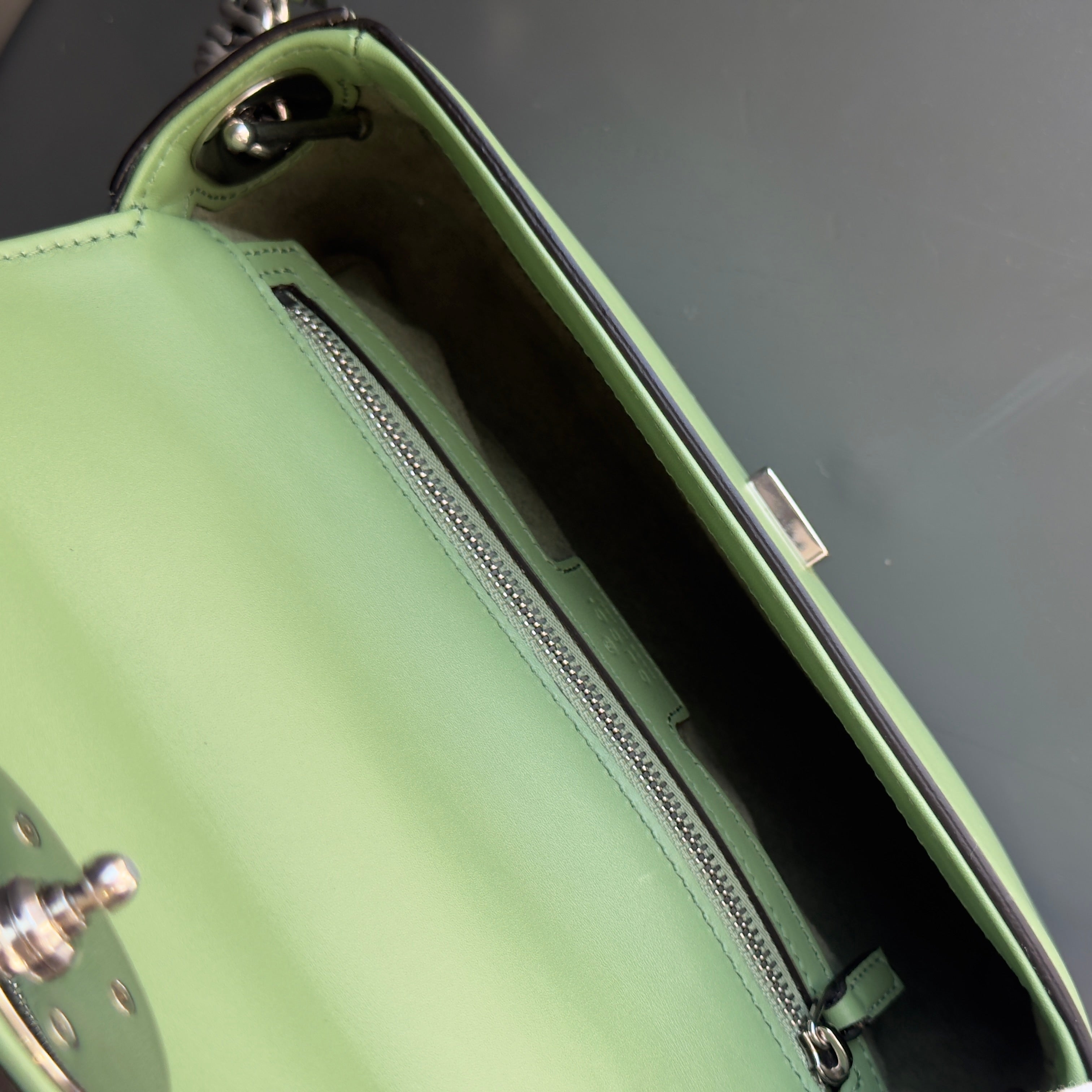 Gucci Petite GG Mini Shoulder Bag--Green - Queen May
