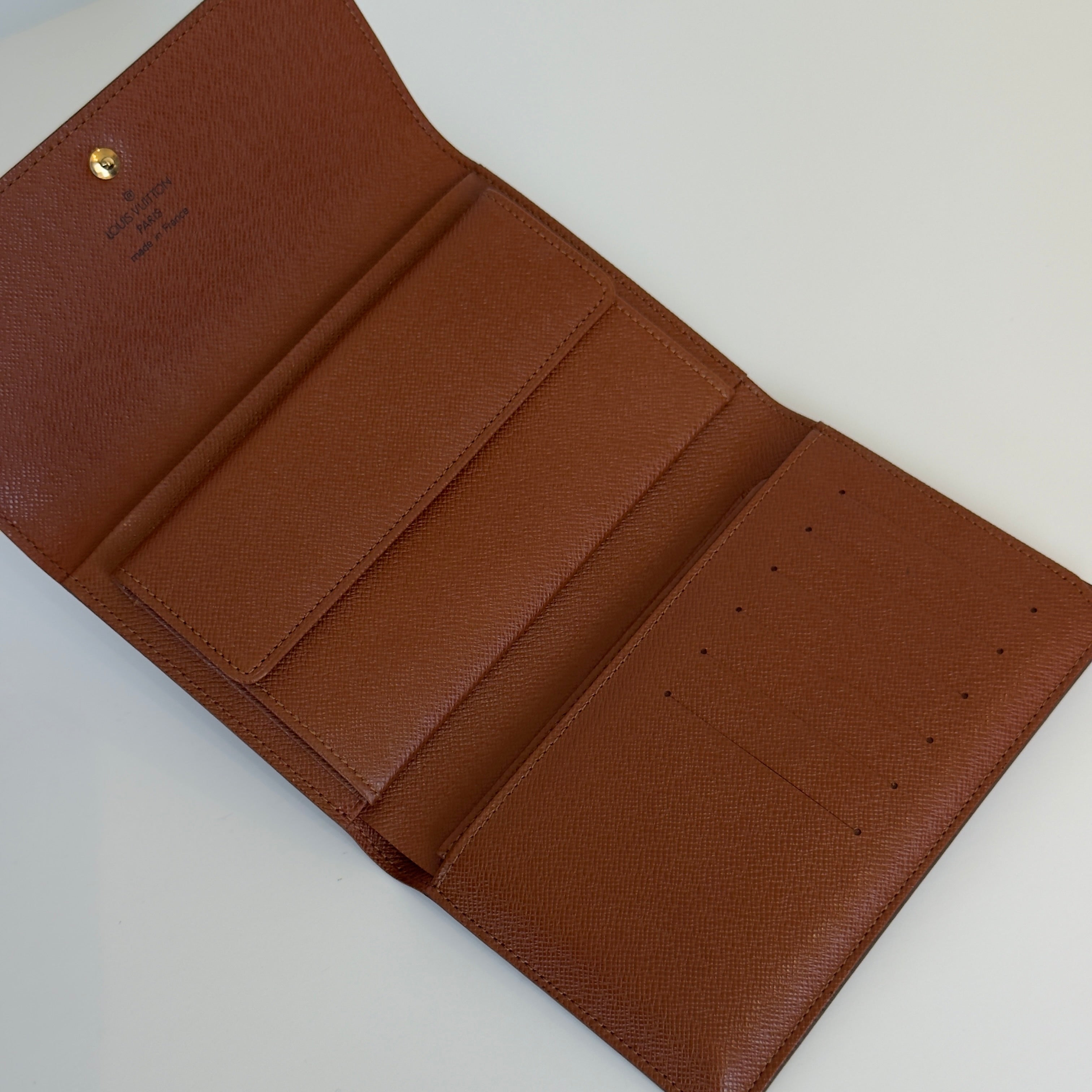 Louis Vuitton Porte Tresor Etui Papiers Wallet Monogram - Queen May