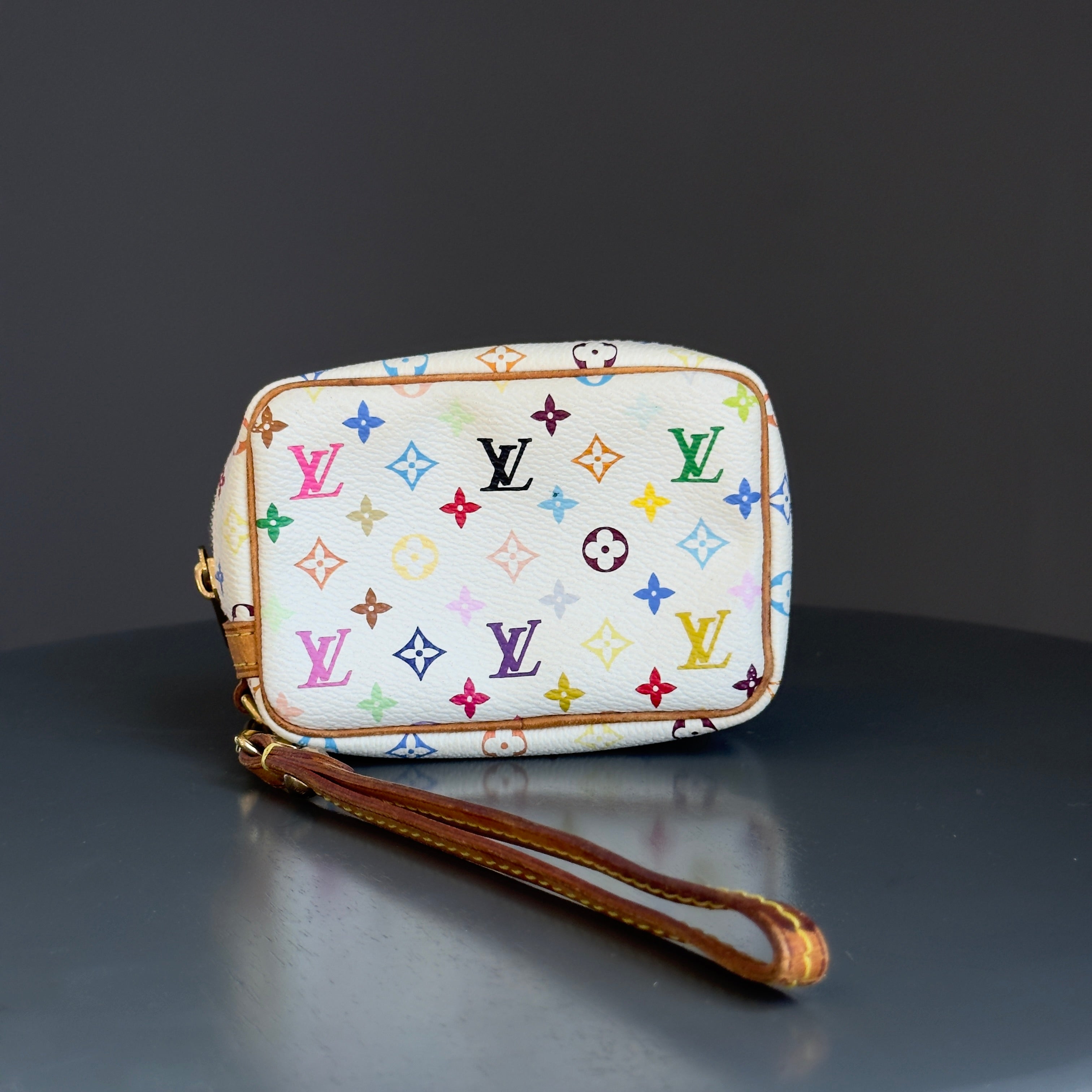 Limited Edition Louis Vuitton x Takashi Murakami Monogram Multicolor Wapity - Queen May