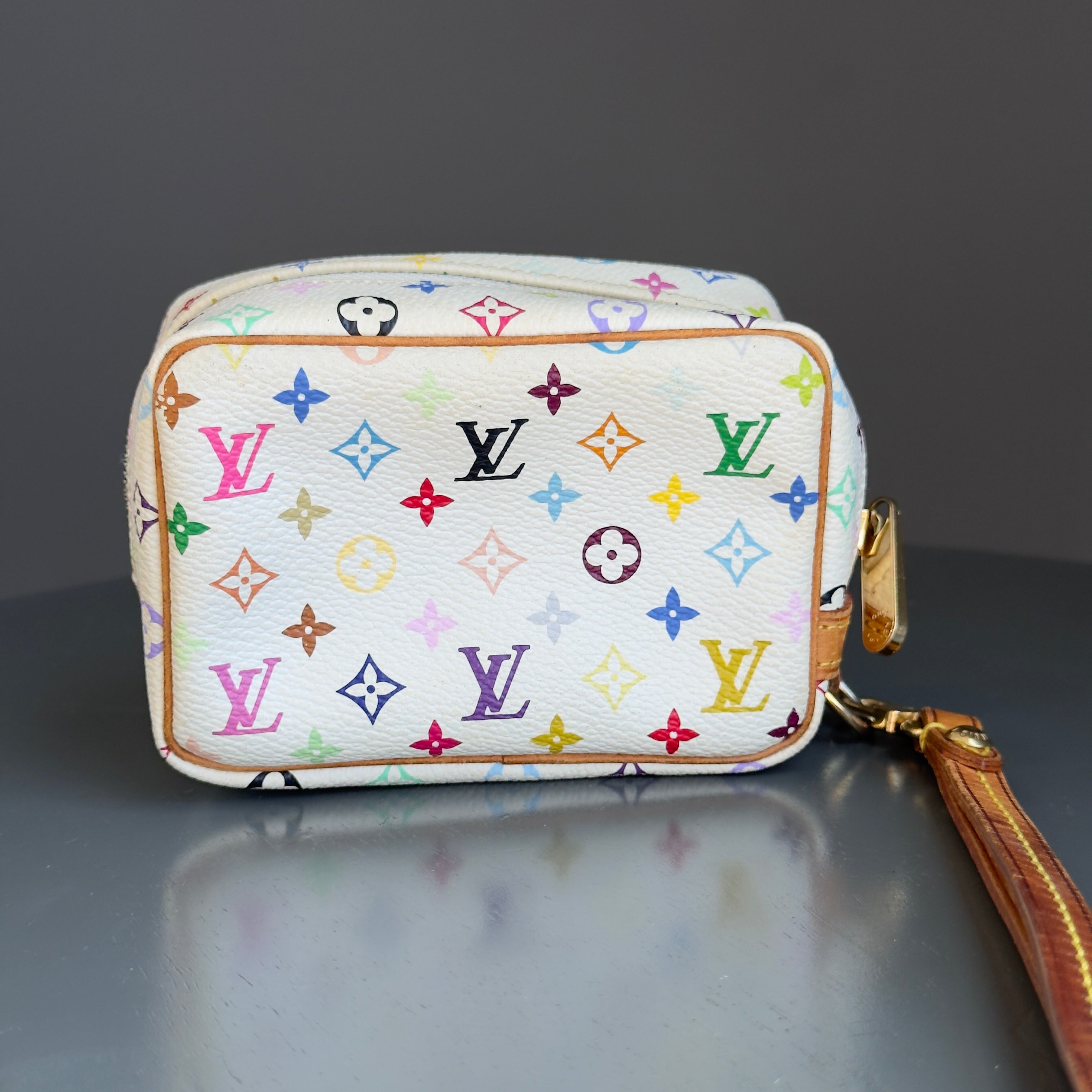 Limited Edition Louis Vuitton x Takashi Murakami Monogram Multicolor Wapity - Queen May