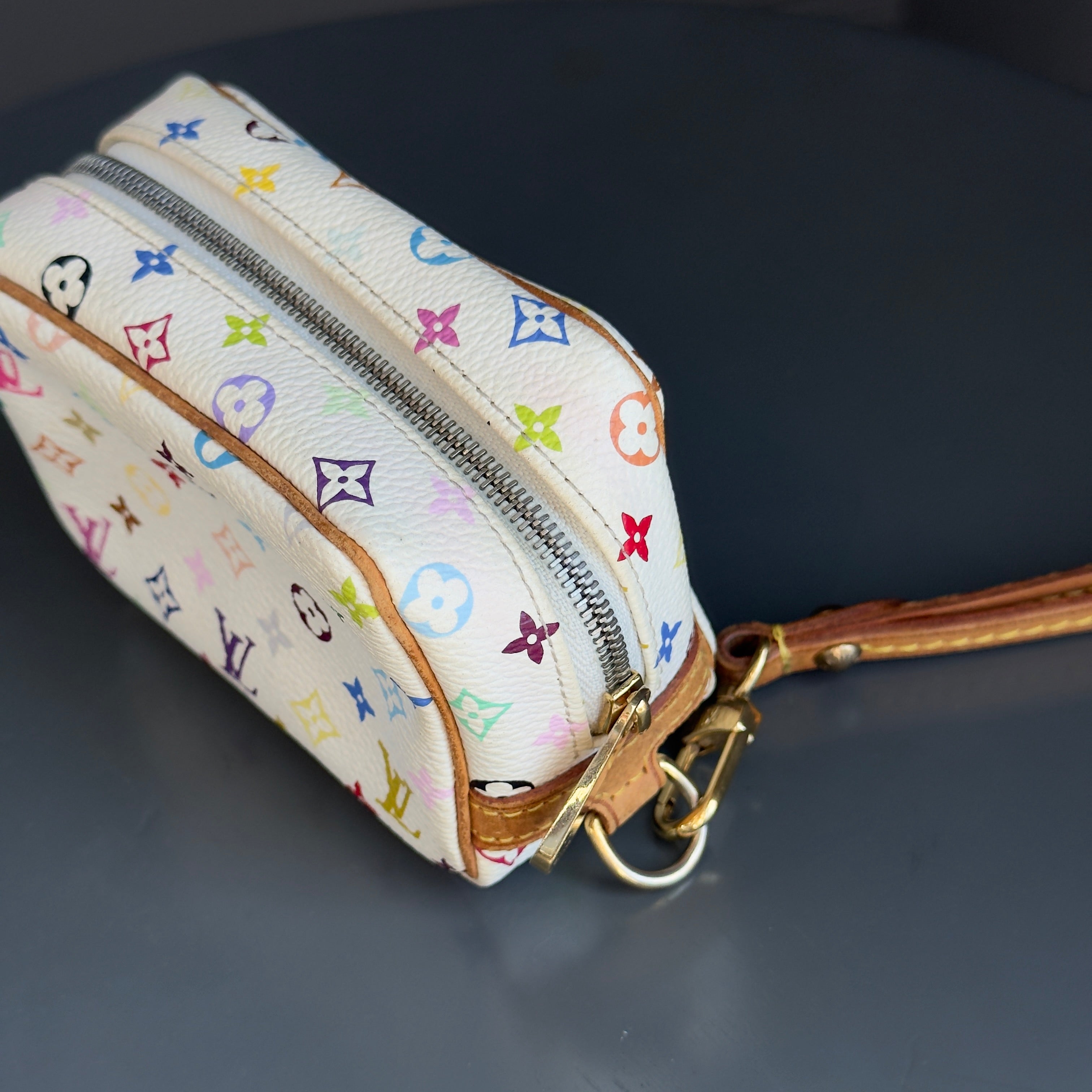 Limited Edition Louis Vuitton x Takashi Murakami Monogram Multicolor Wapity - Queen May