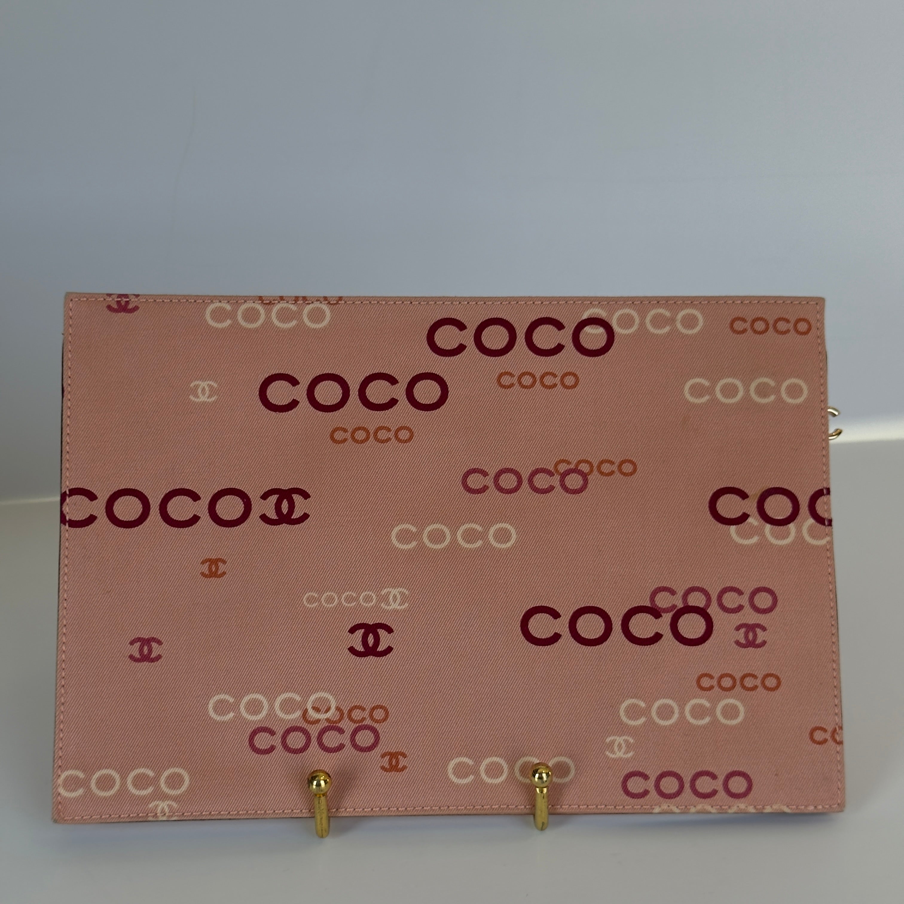 Chanel 2002-2003 Canvas Coco Chain Pochette Handbag - Queen May