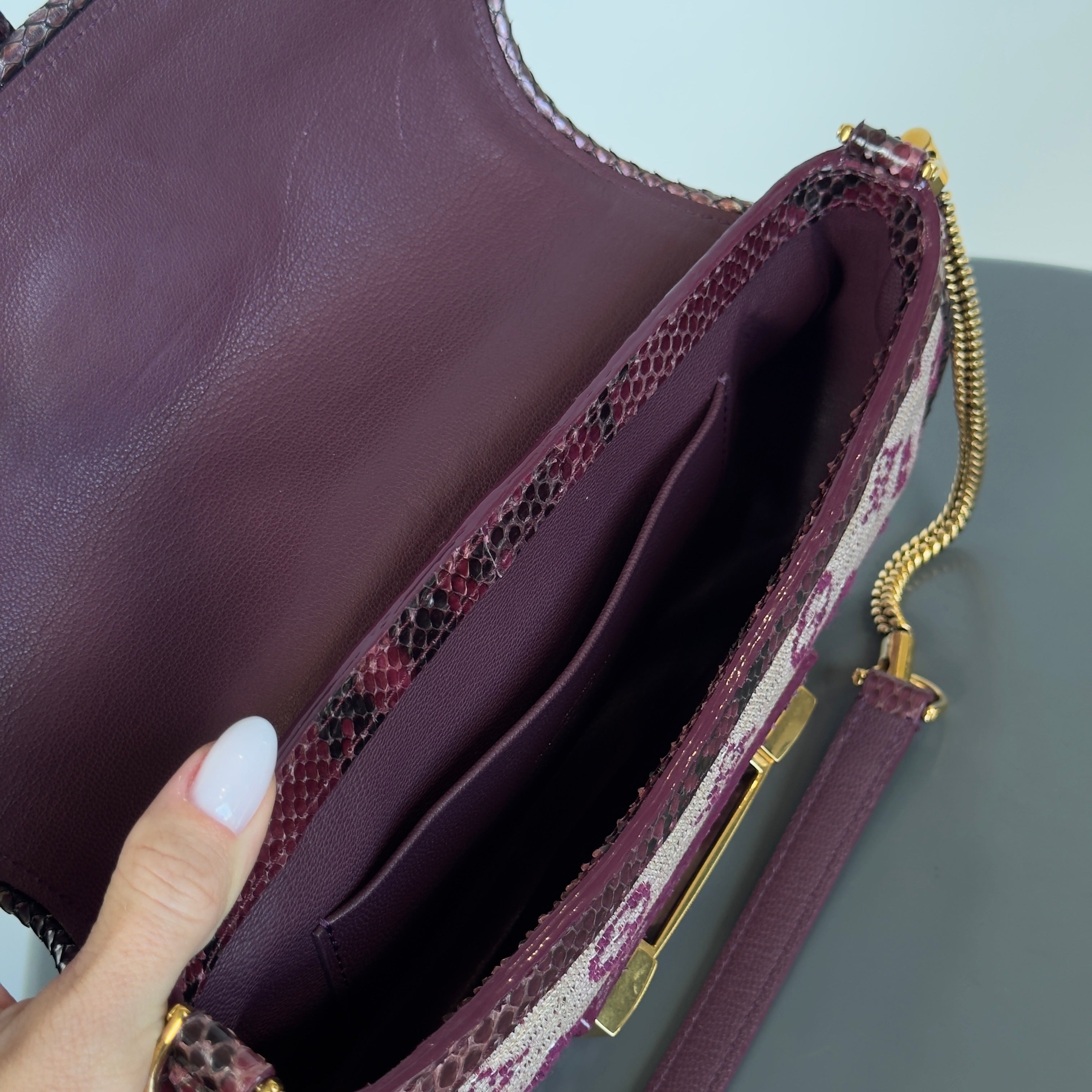 Rare Louis Vuitton Python Monogram Empire Levant - Queen May