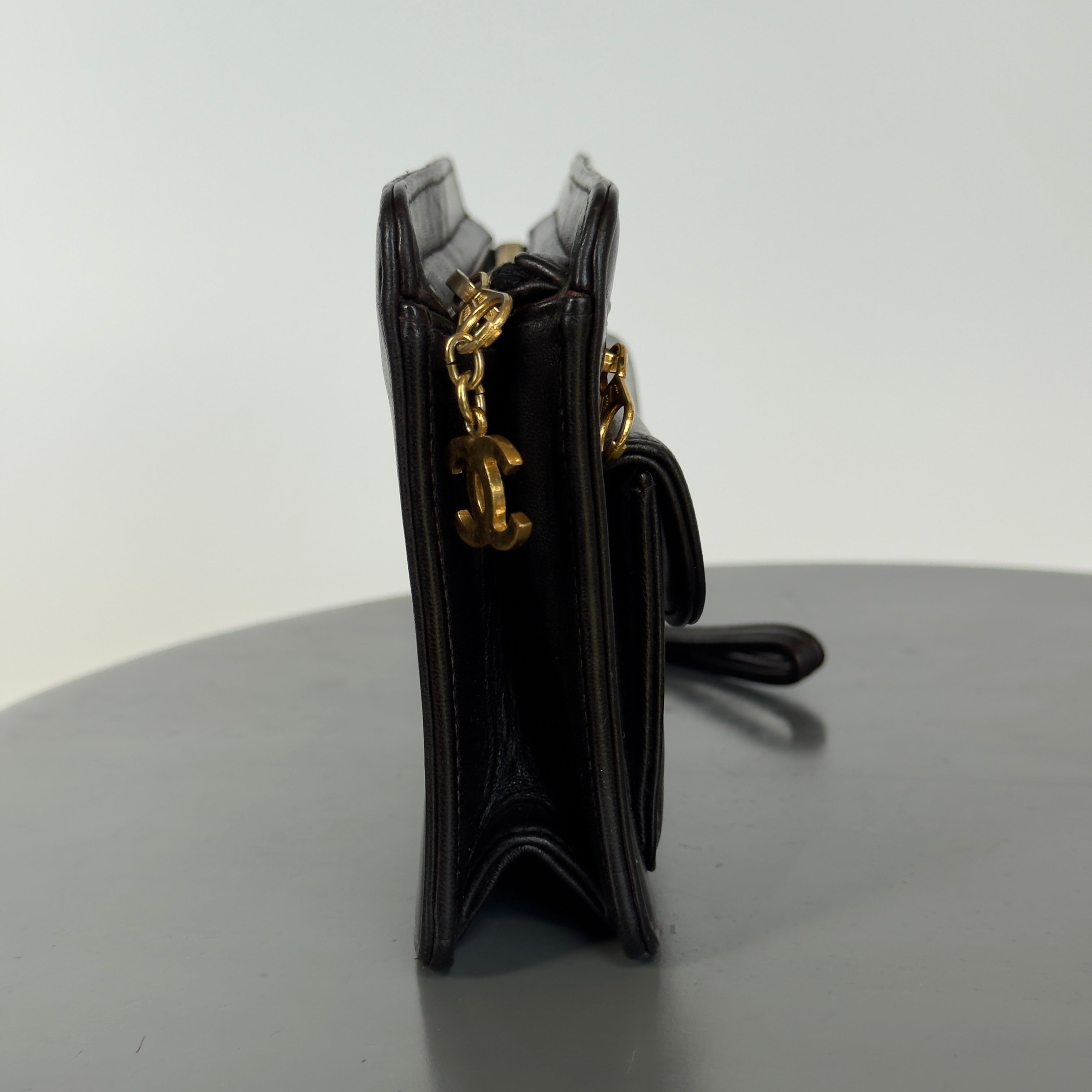 Vintage Chanel Lambskin Leather Clutch Bag - Queen May