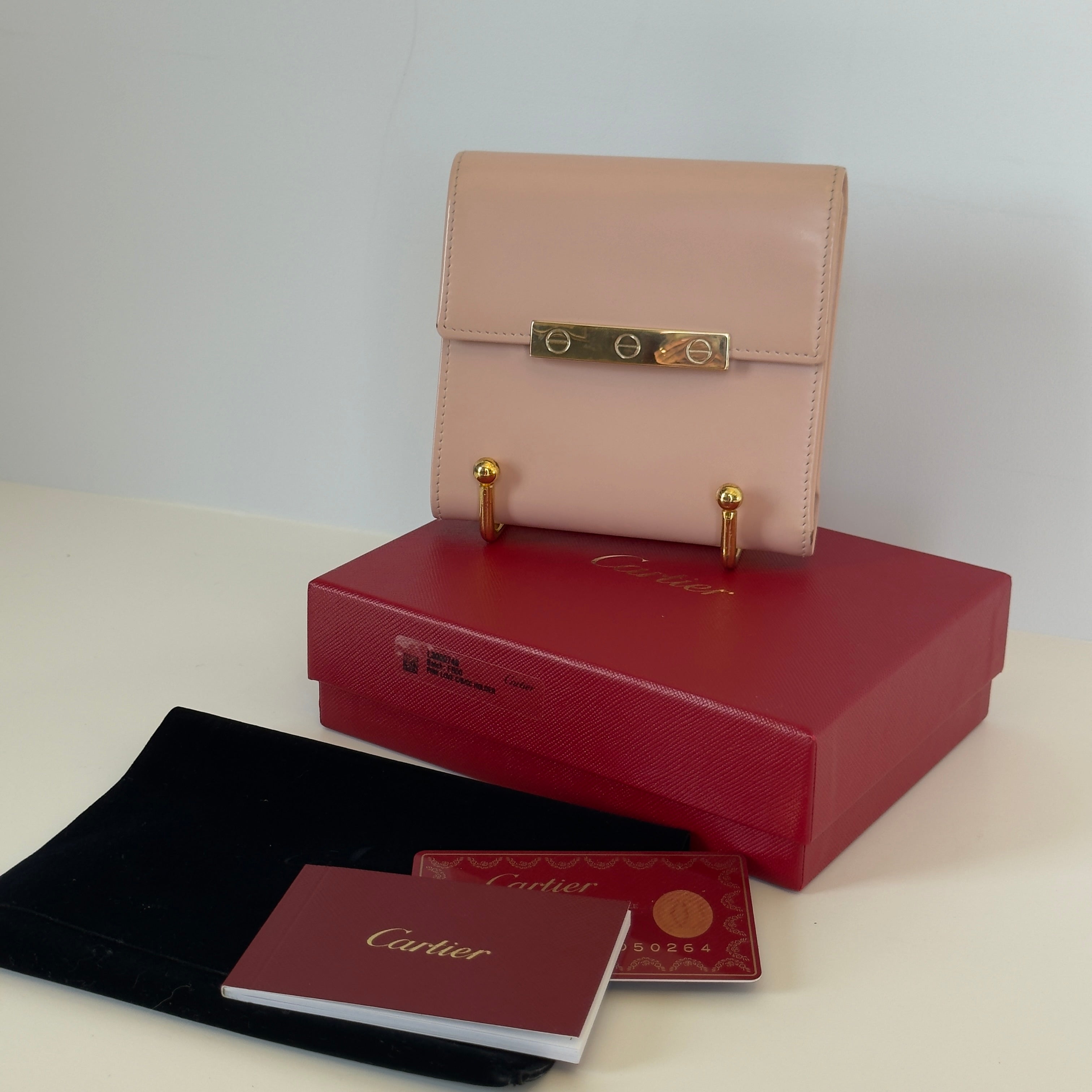 Cartier Love Pink Patent Leather Wallet - Queen May