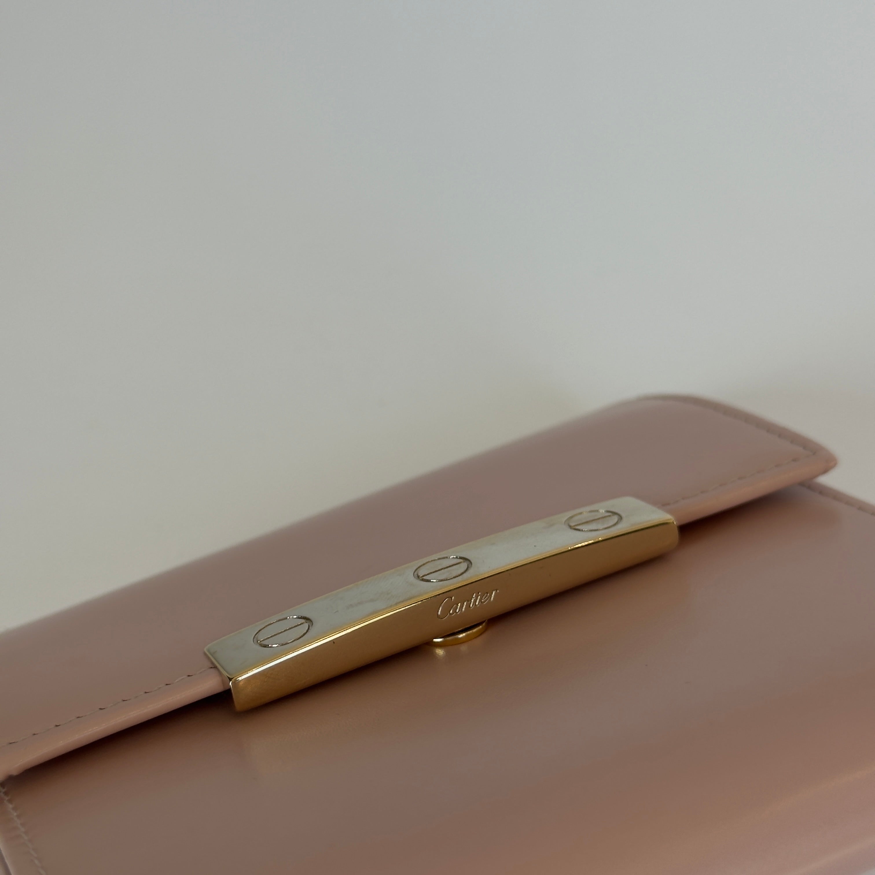 Cartier Love Pink Patent Leather Wallet - Queen May