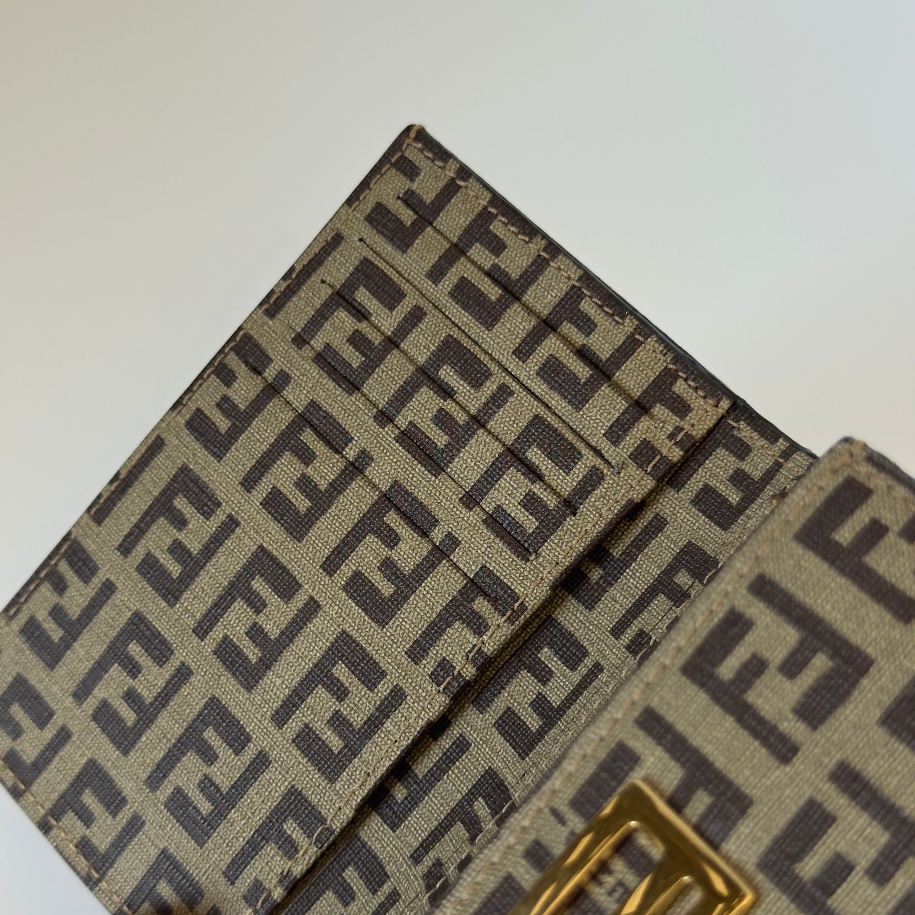 Fendi Zucca Tri Fold Wallet - Queen May