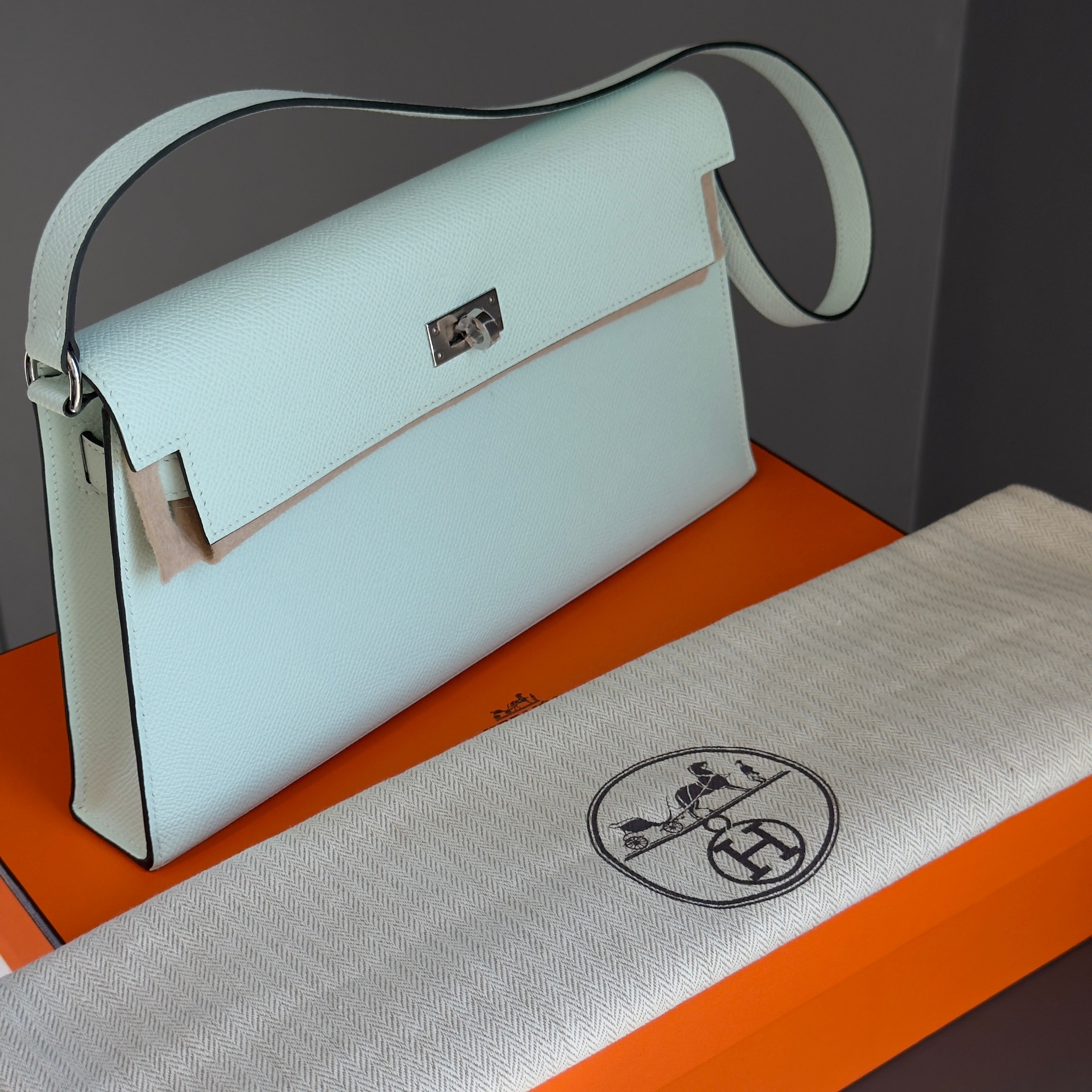 Hermes Kelly Elan Vert Peppermint - Queen May