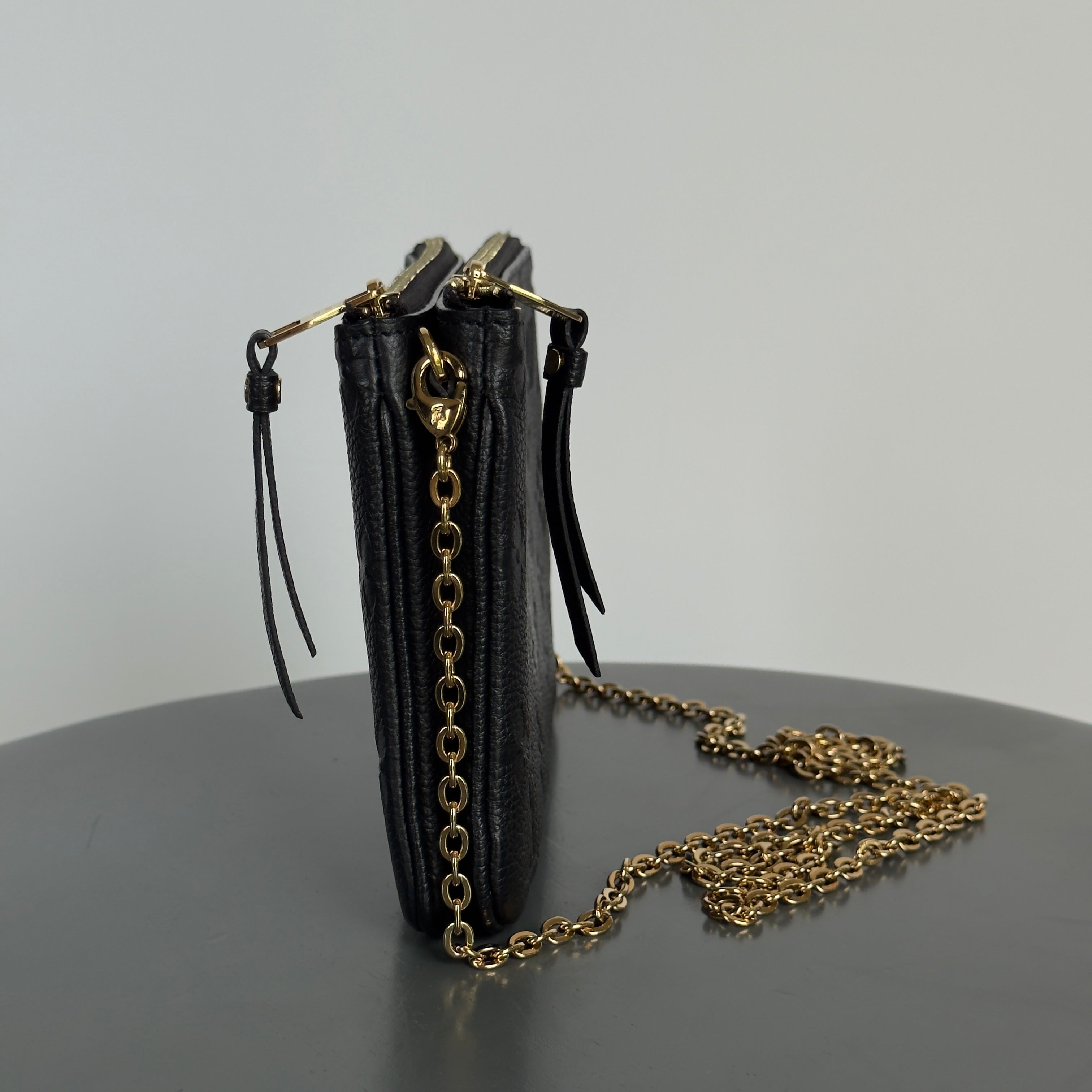 Louis Vuitton Monogram Empreinte Double Zip Pochette - Queen May