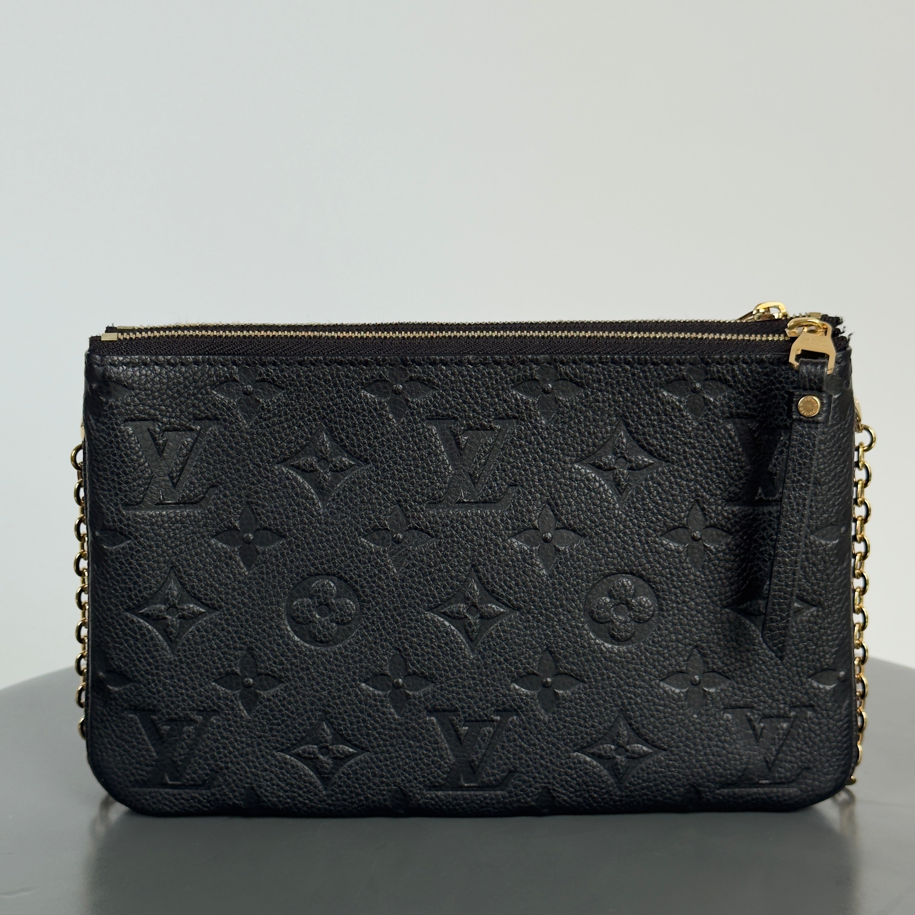 Louis Vuitton Monogram Empreinte Double Zip Pochette - Queen May