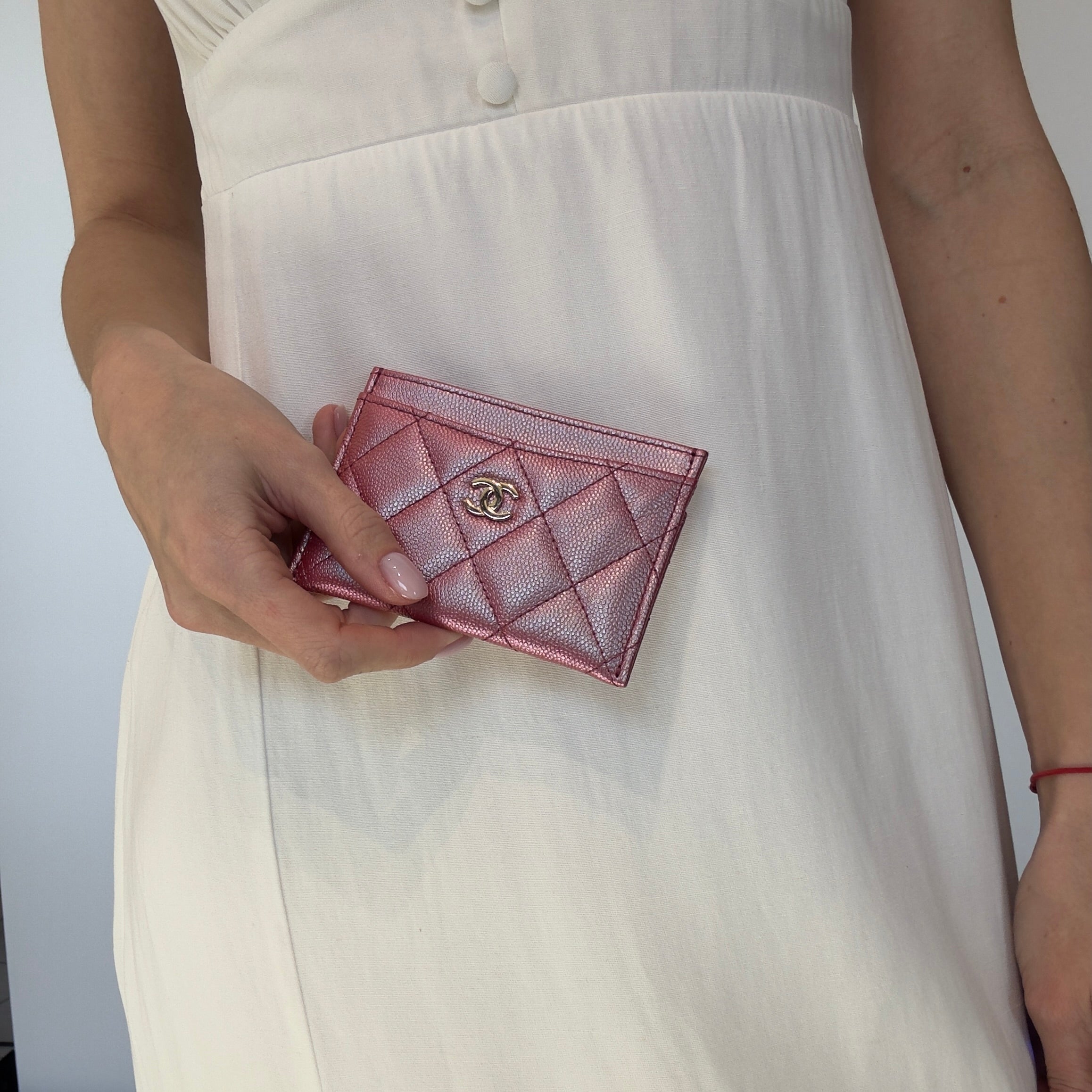 Chanel Iridescent Card Holder - Queen May
