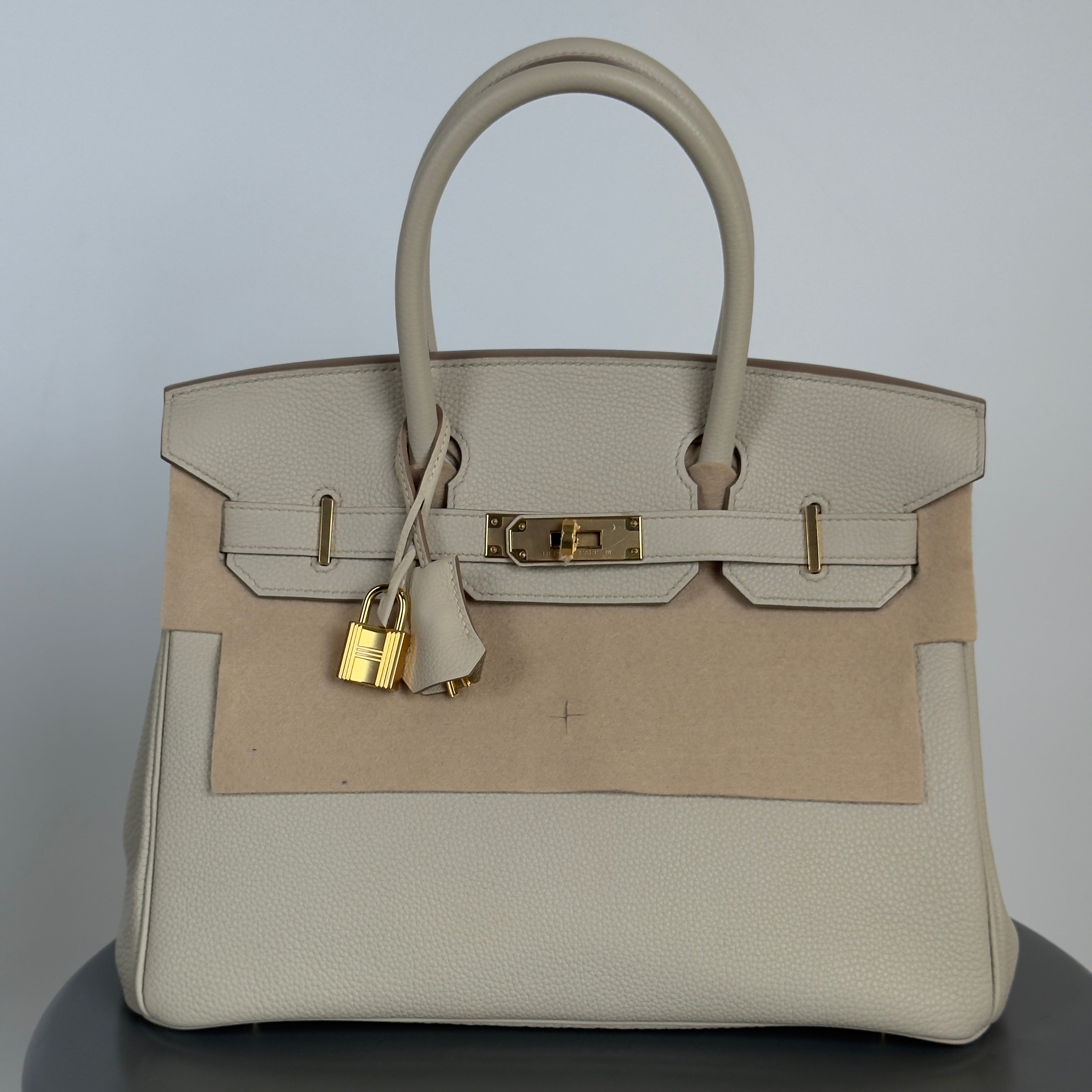 Hermes Birkin Beton 30 Togo Gold Hardware 2022 - Queen May