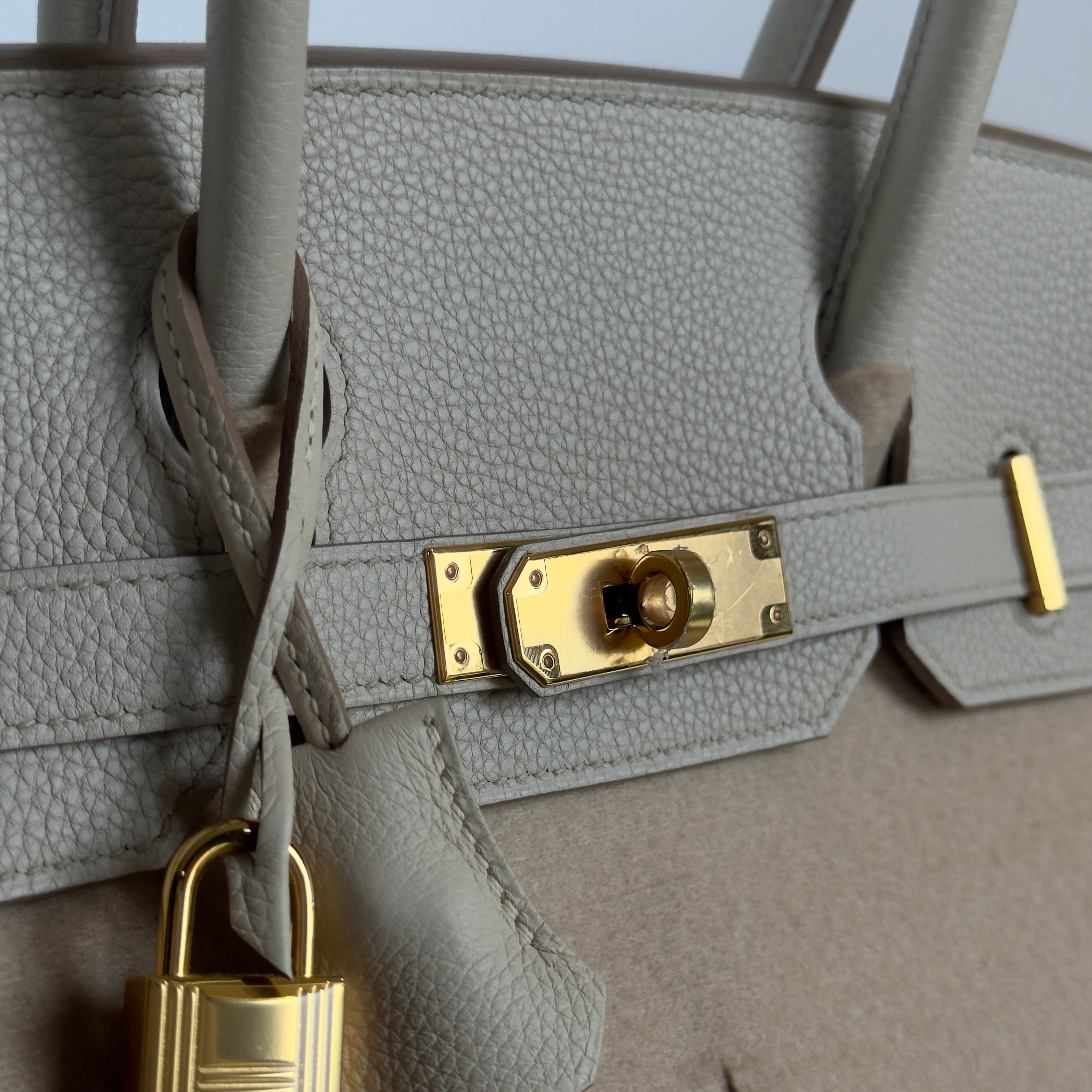 Hermes Birkin Beton 30 Togo Gold Hardware 2022 - Queen May