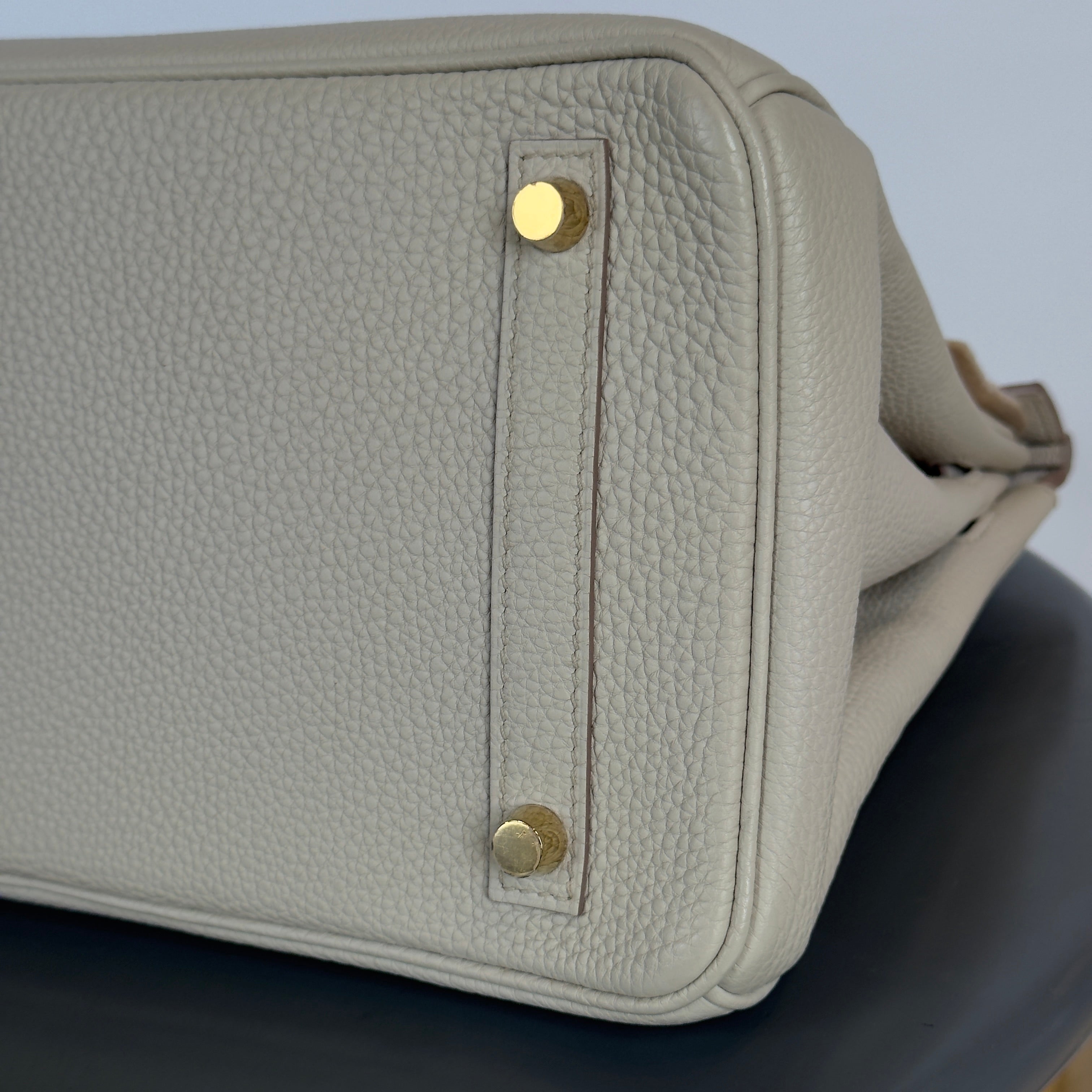 Hermes Birkin Beton 30 Togo Gold Hardware 2022 - Queen May