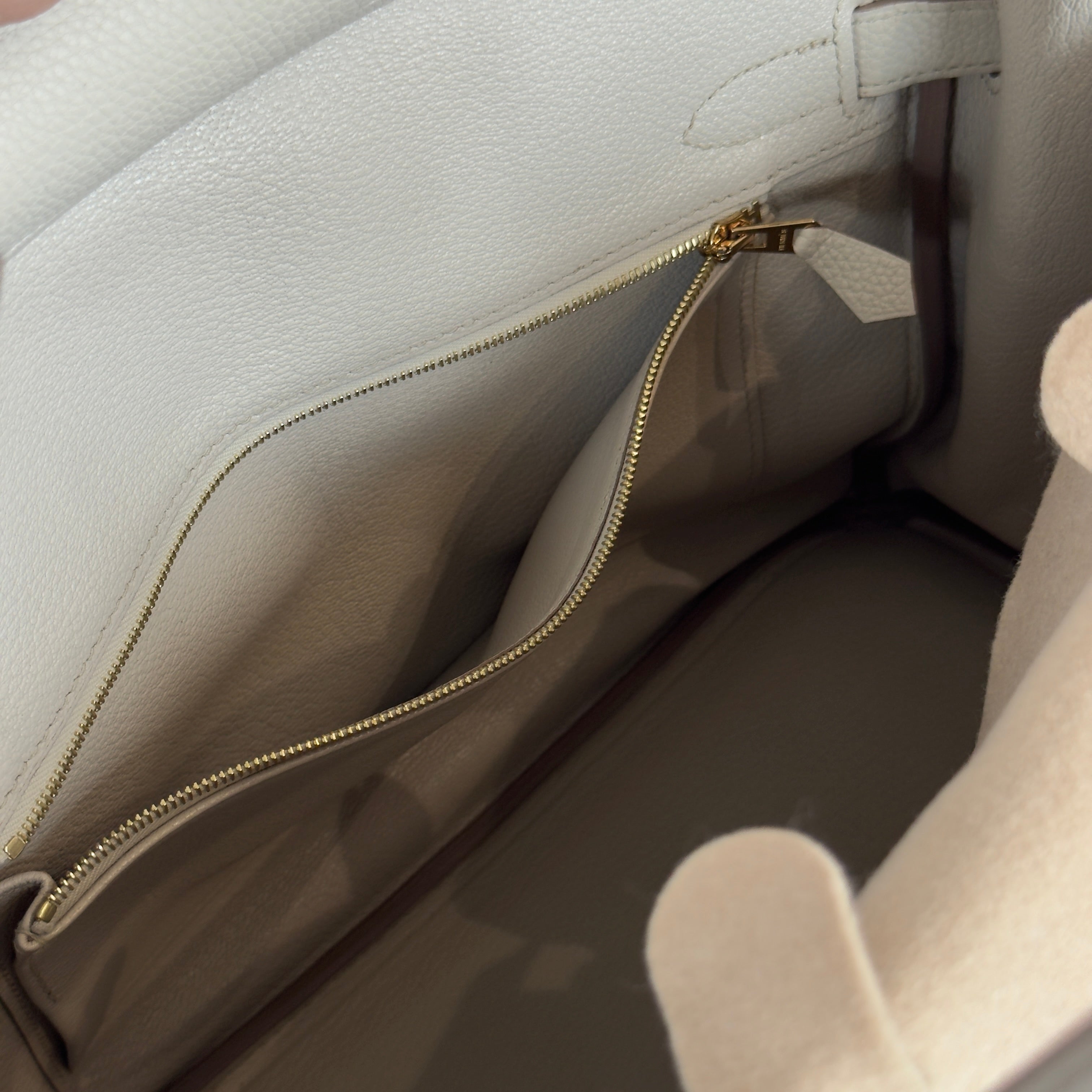 Hermes Birkin Beton 30 Togo Gold Hardware 2022 - Queen May