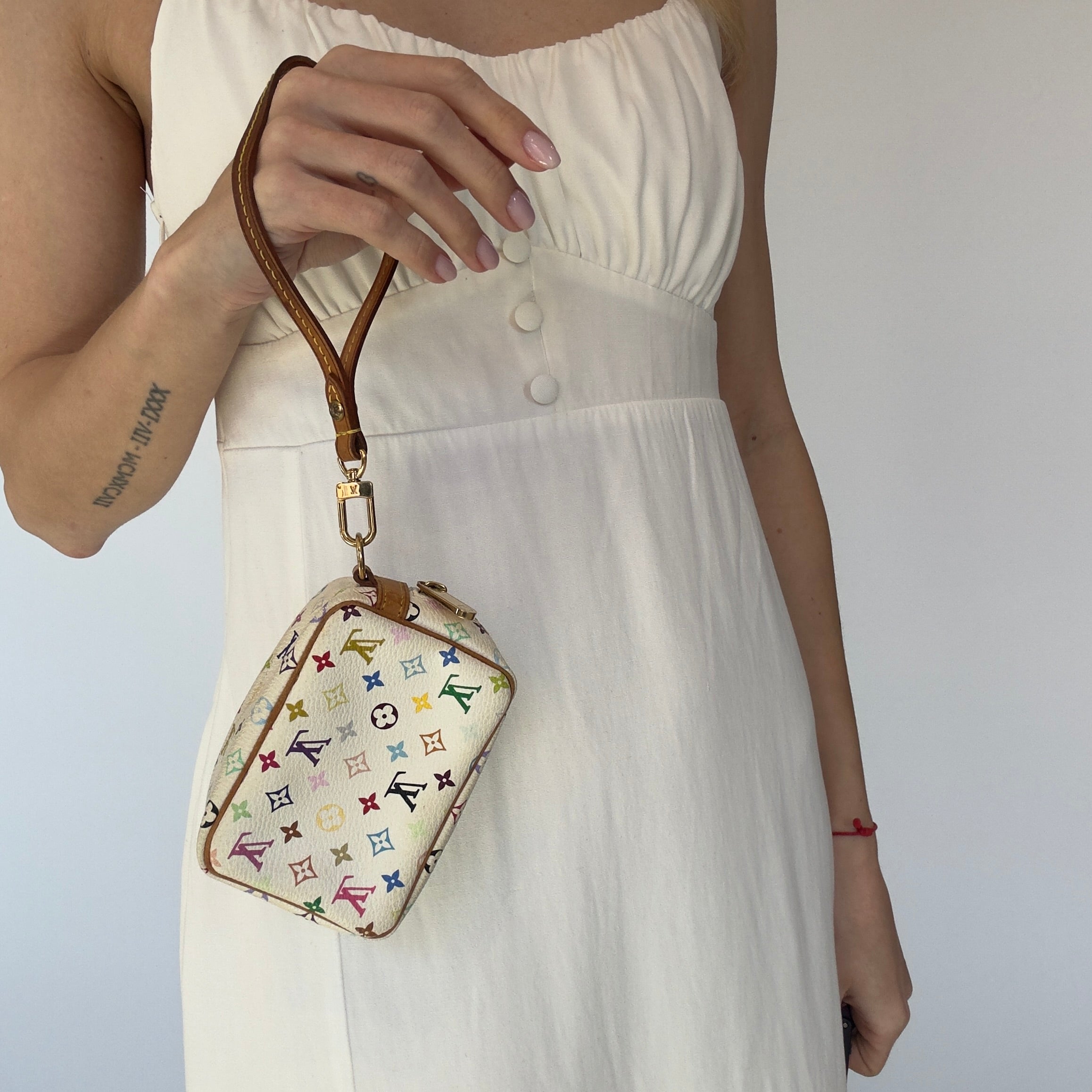 Limited Edition Louis Vuitton x Takashi Murakami Monogram Multicolor Wapity - Queen May