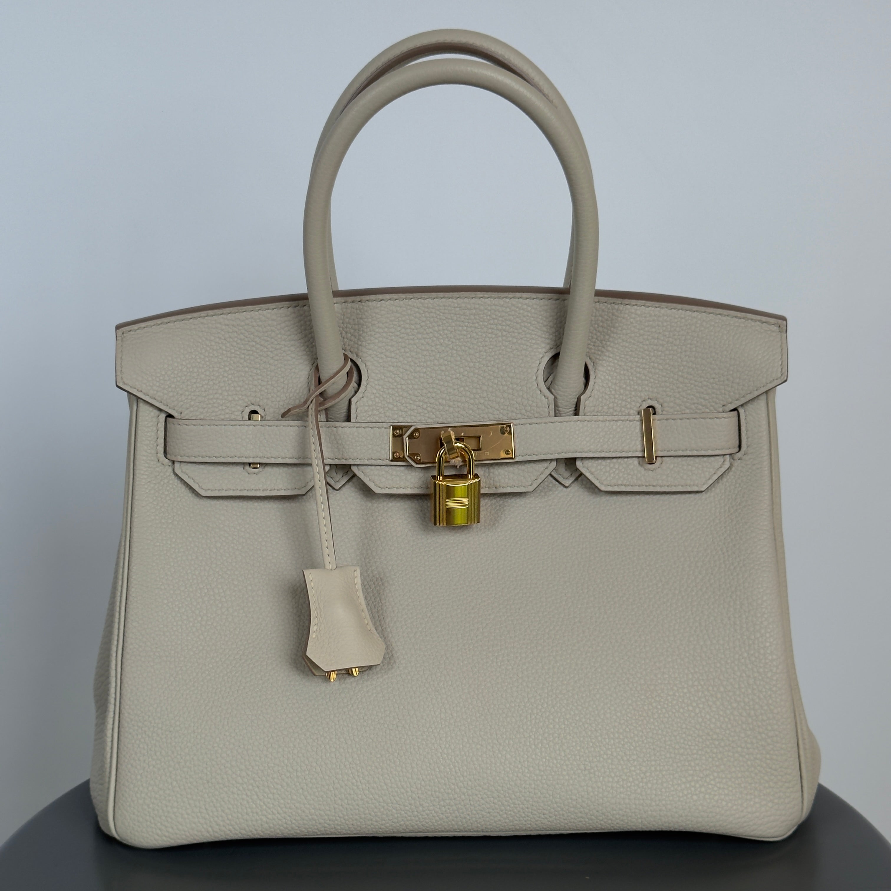 Hermes Birkin Beton 30 Togo Gold Hardware 2022 - Queen May