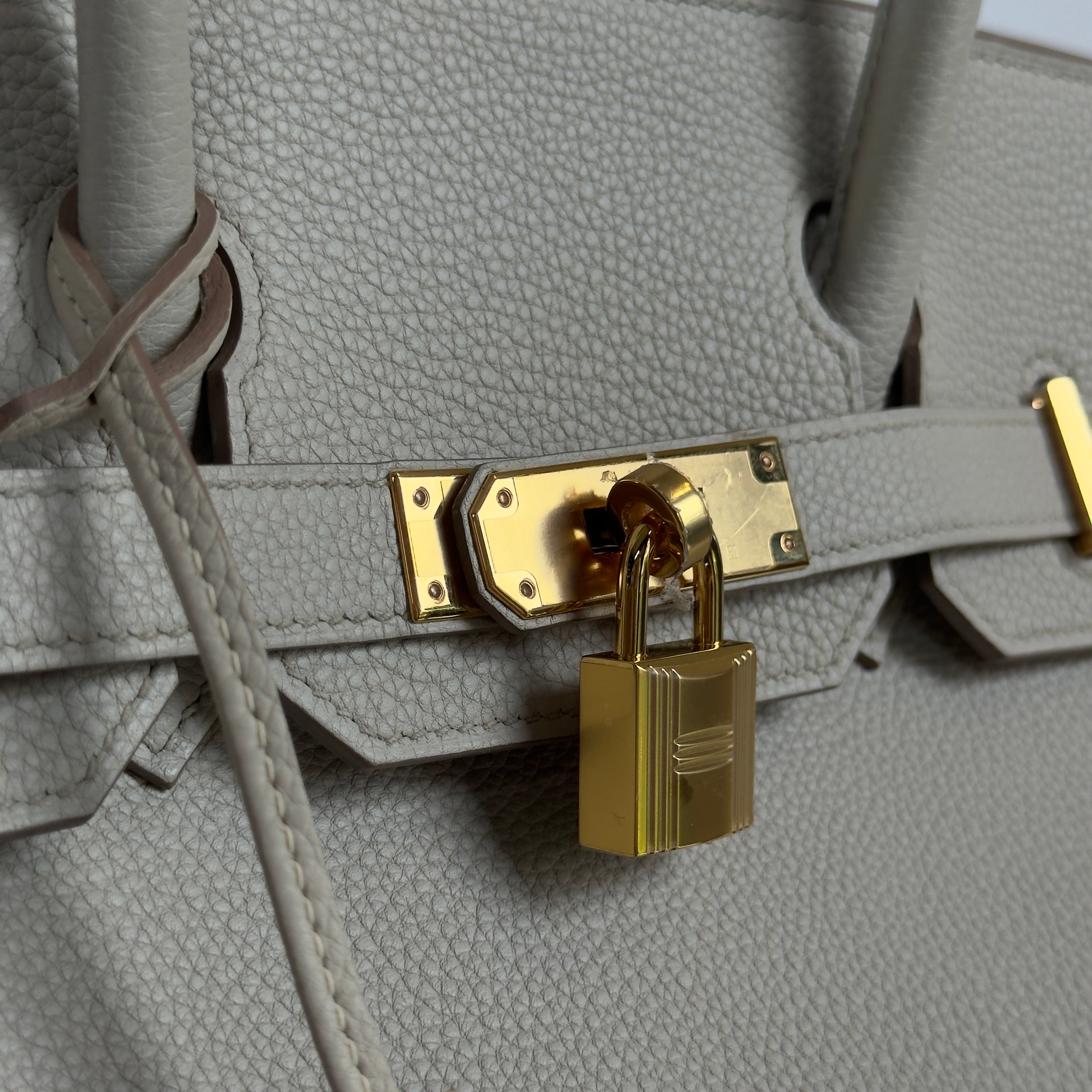 Hermes Birkin Beton 30 Togo Gold Hardware 2022 - Queen May