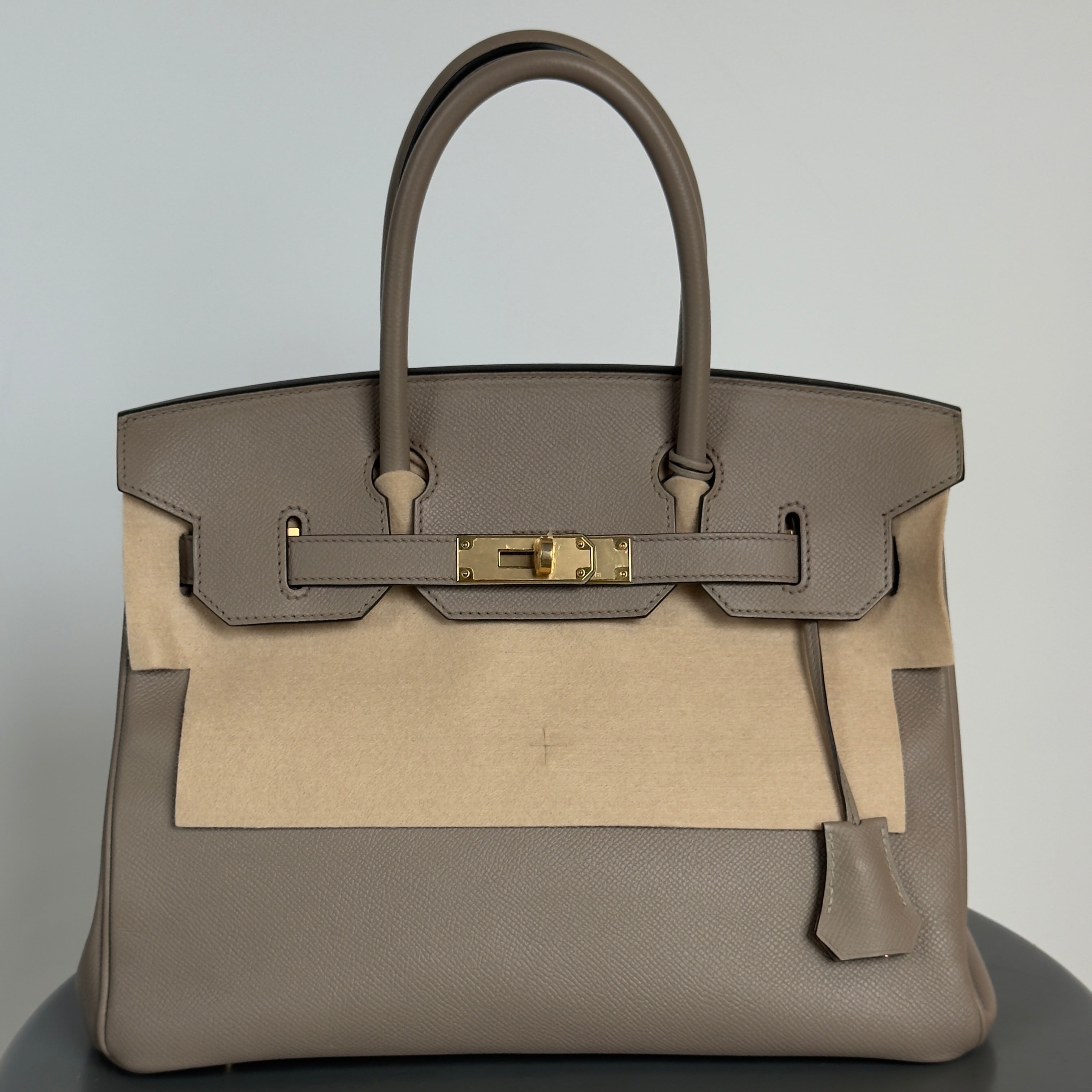 Hermes Birkin Gris Asphalt Epsom 30 With Gold Hardware 2018 - Queen May