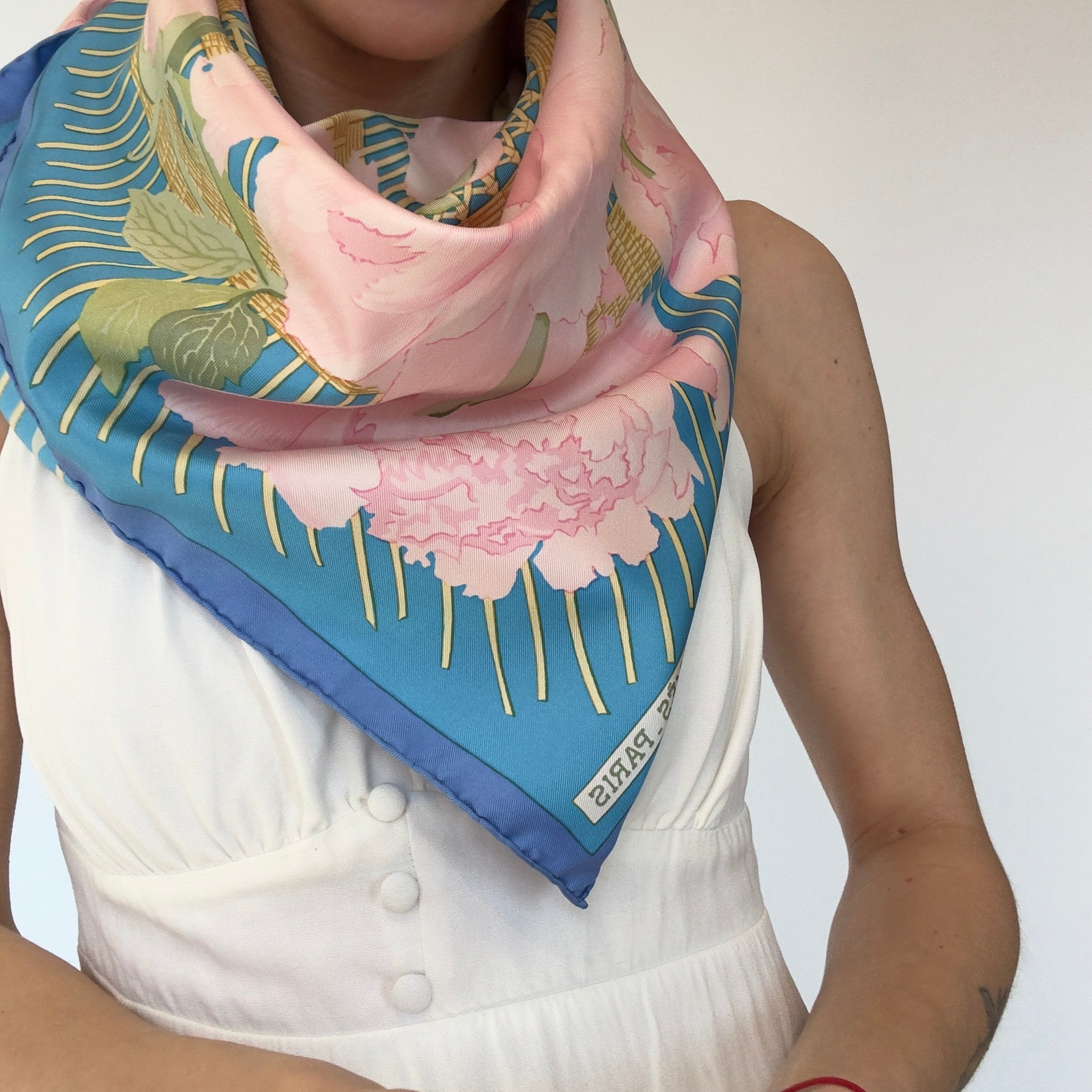 Hermes Pivoines Scarf - Queen May