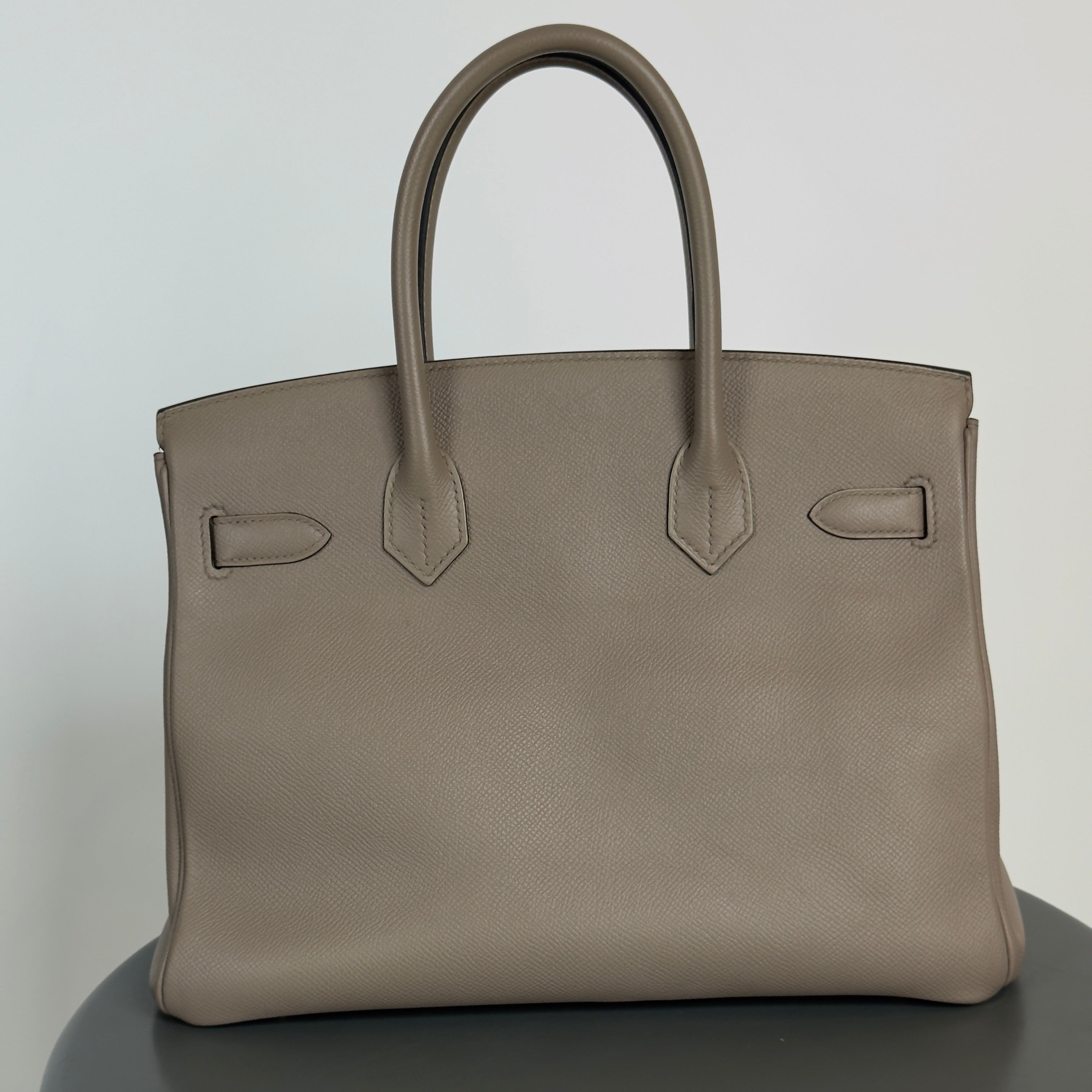 Hermes Birkin Gris Asphalt Epsom 30 With Gold Hardware 2018 - Queen May