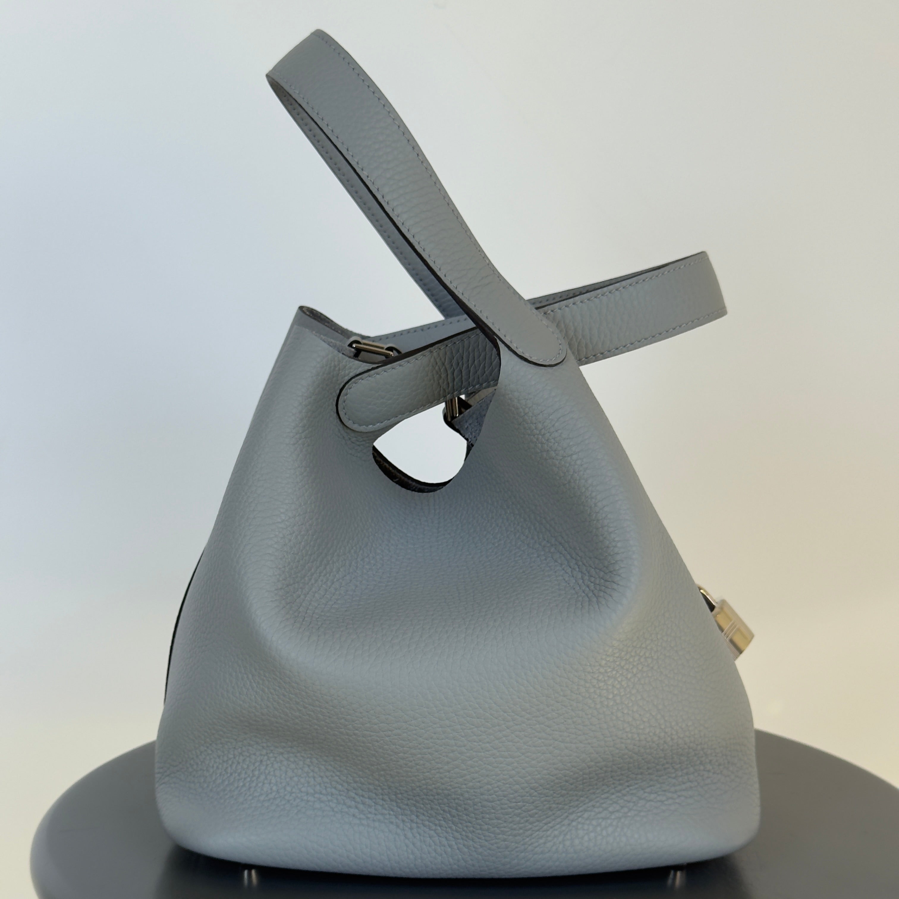 Hermes 2025 Clemence Picotin Lock 22 Gris Pantin