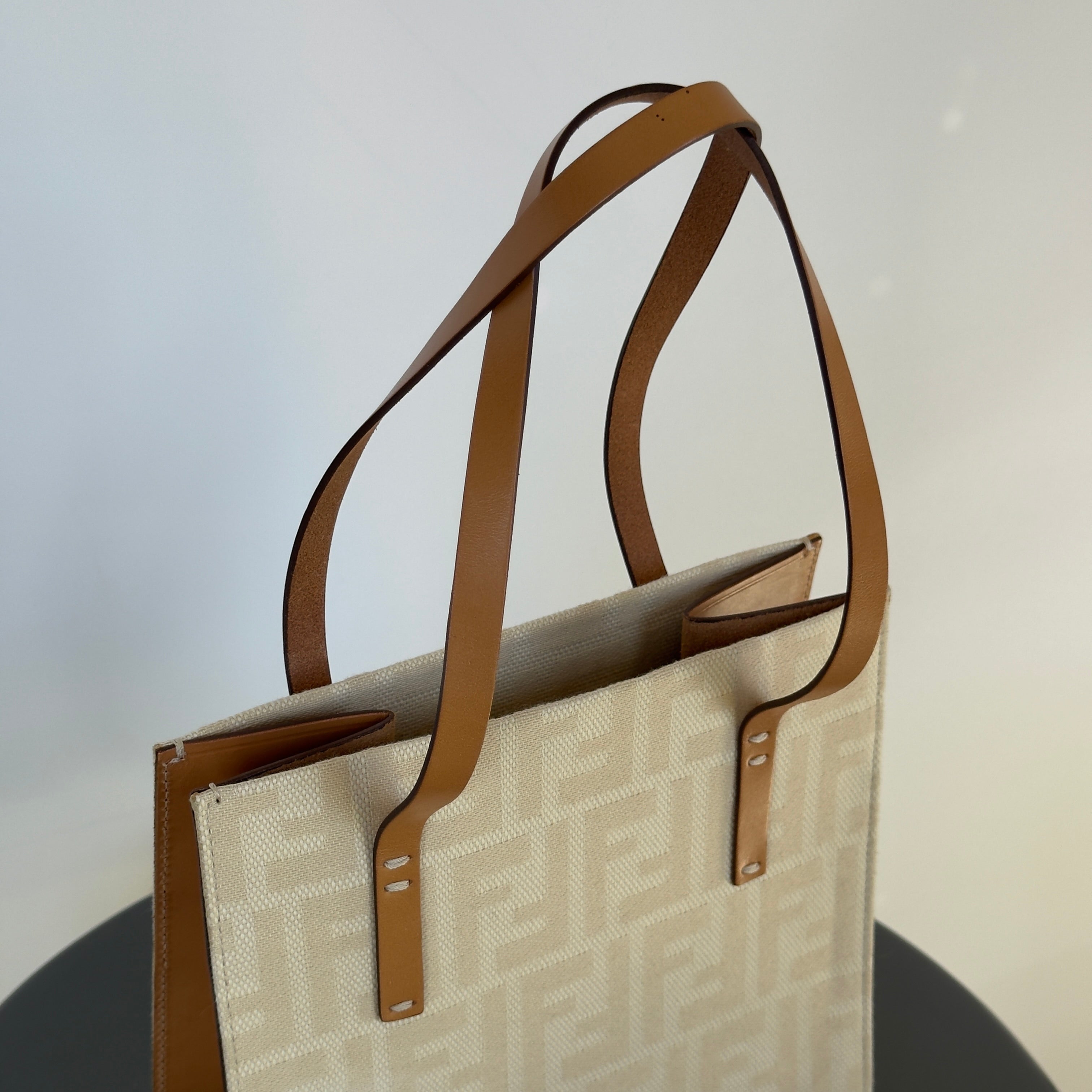 Vintage Fendi Zucca FF Shoulder Bag