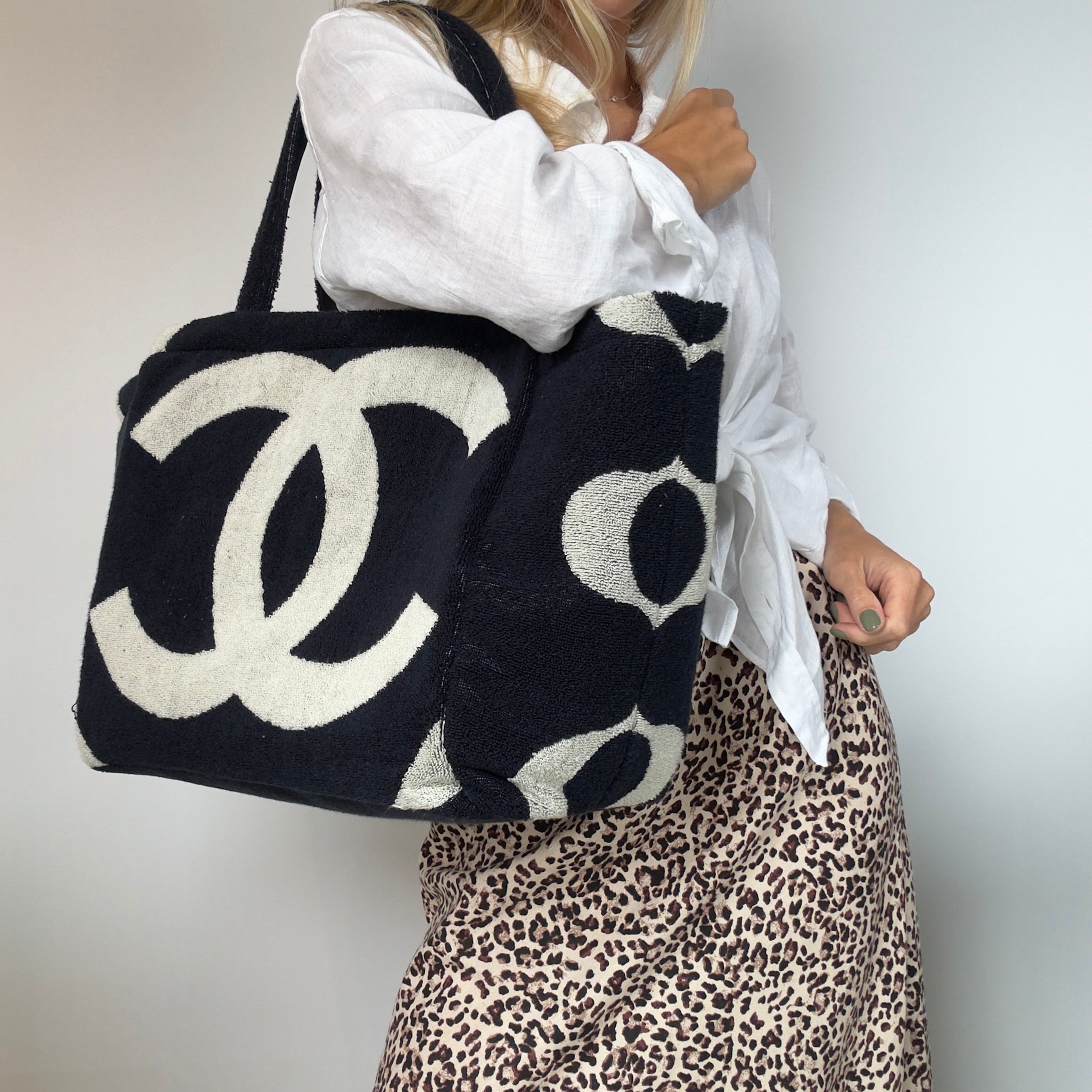 Lady Cuir x Queen May The Wave Towel Tote Bag - Queen May