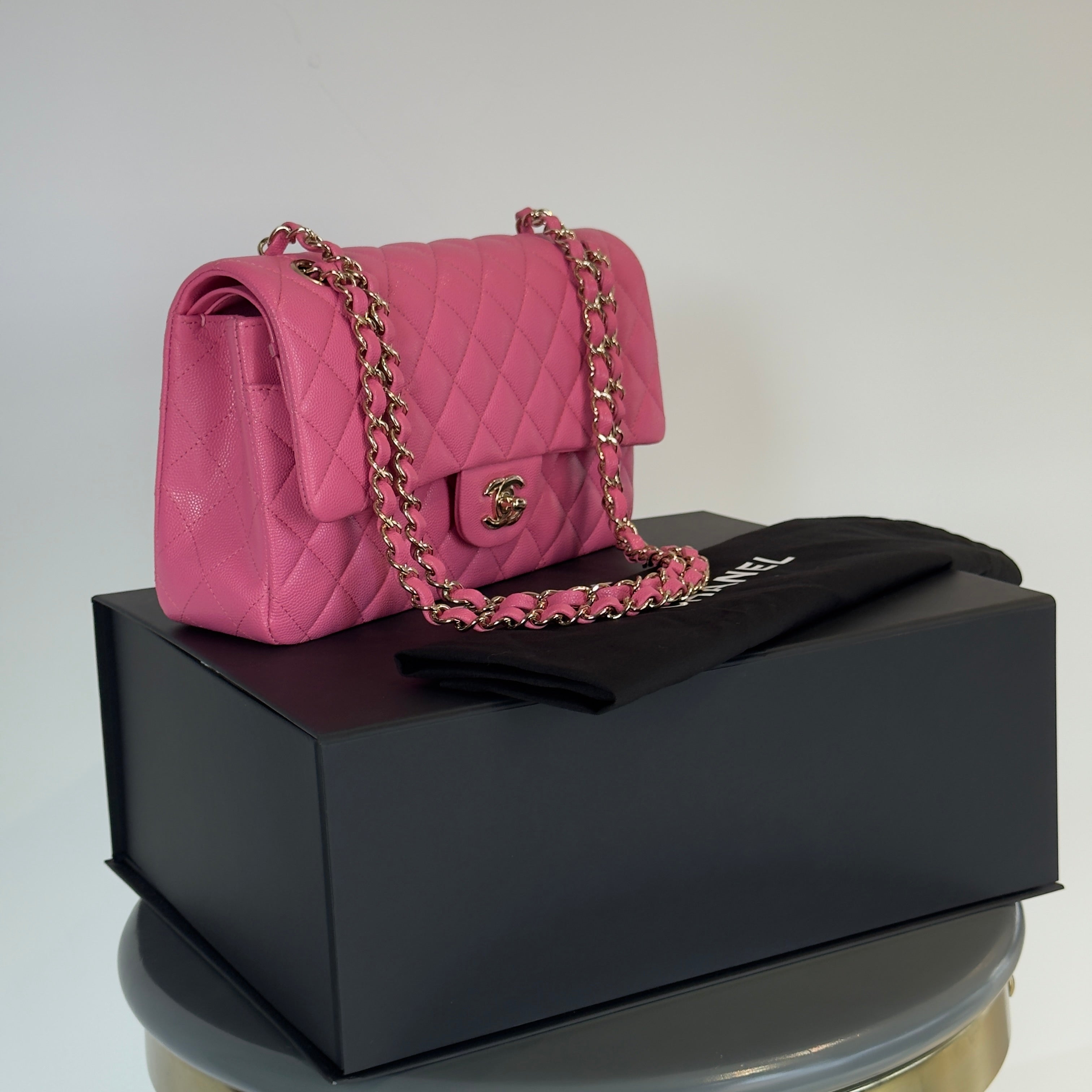 Chanel Pink Medium Double Flap - Queen May