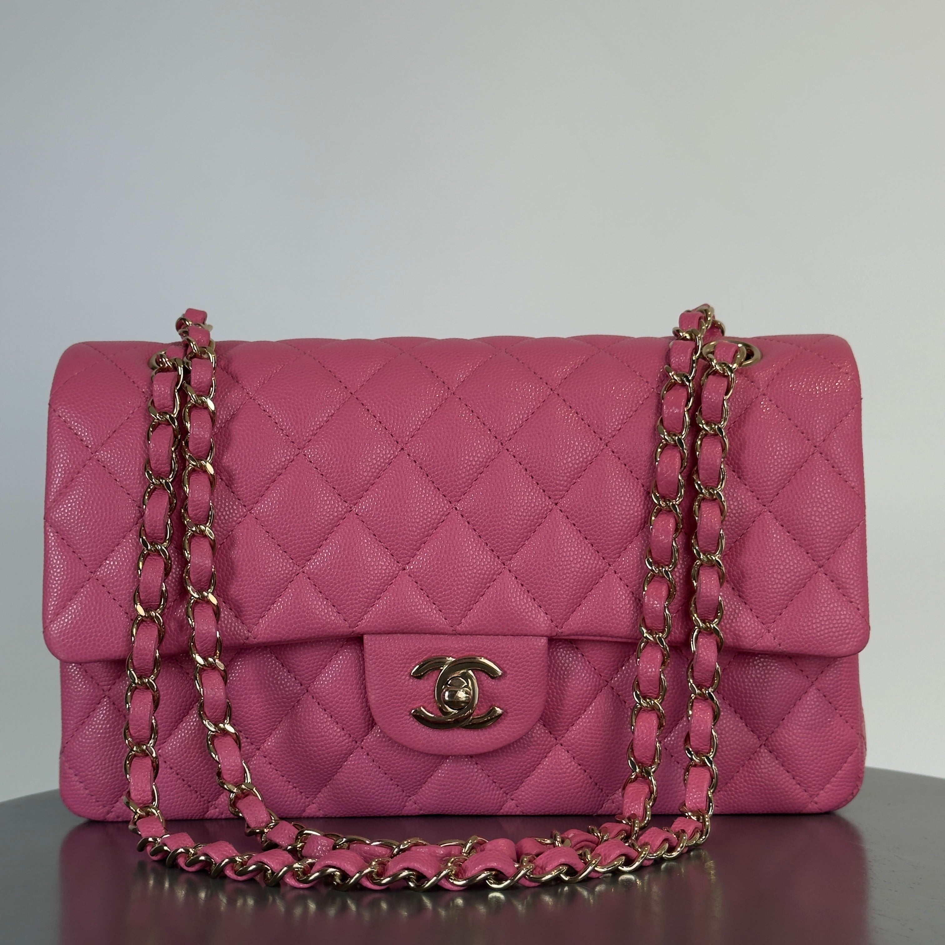 Chanel Pink Medium Double Flap - Queen May