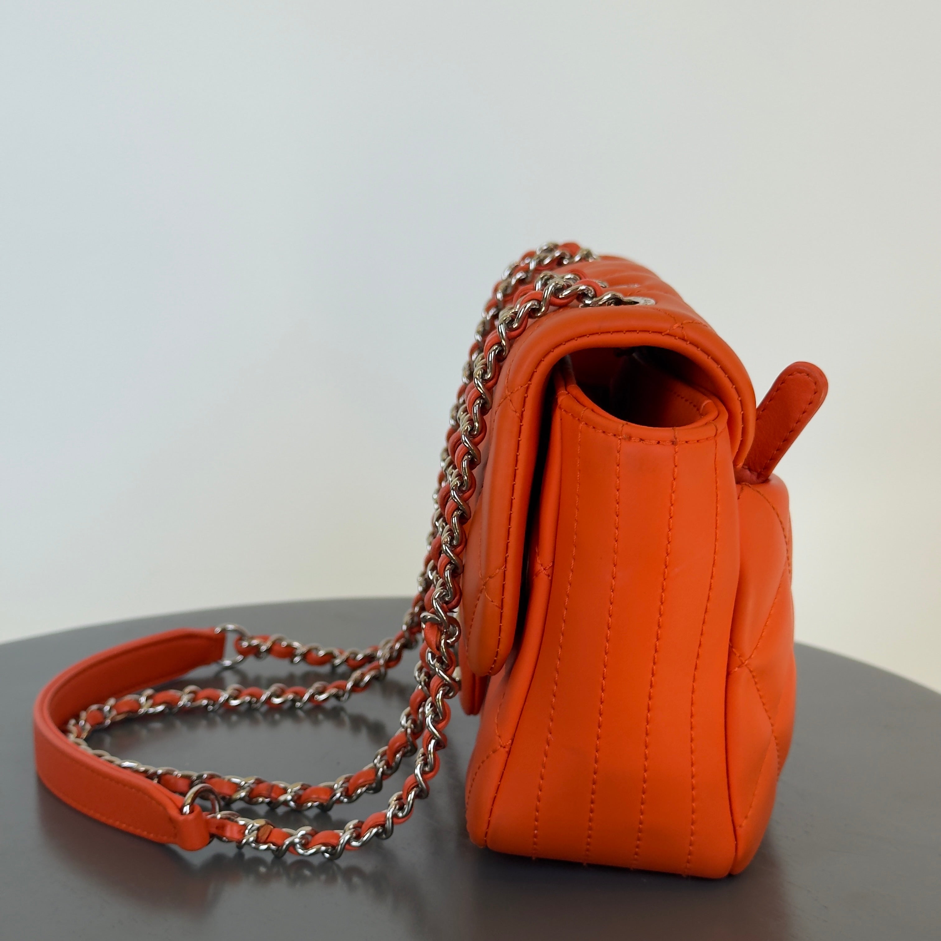 Chanel Coco Rain Rectangle Bag Orange
