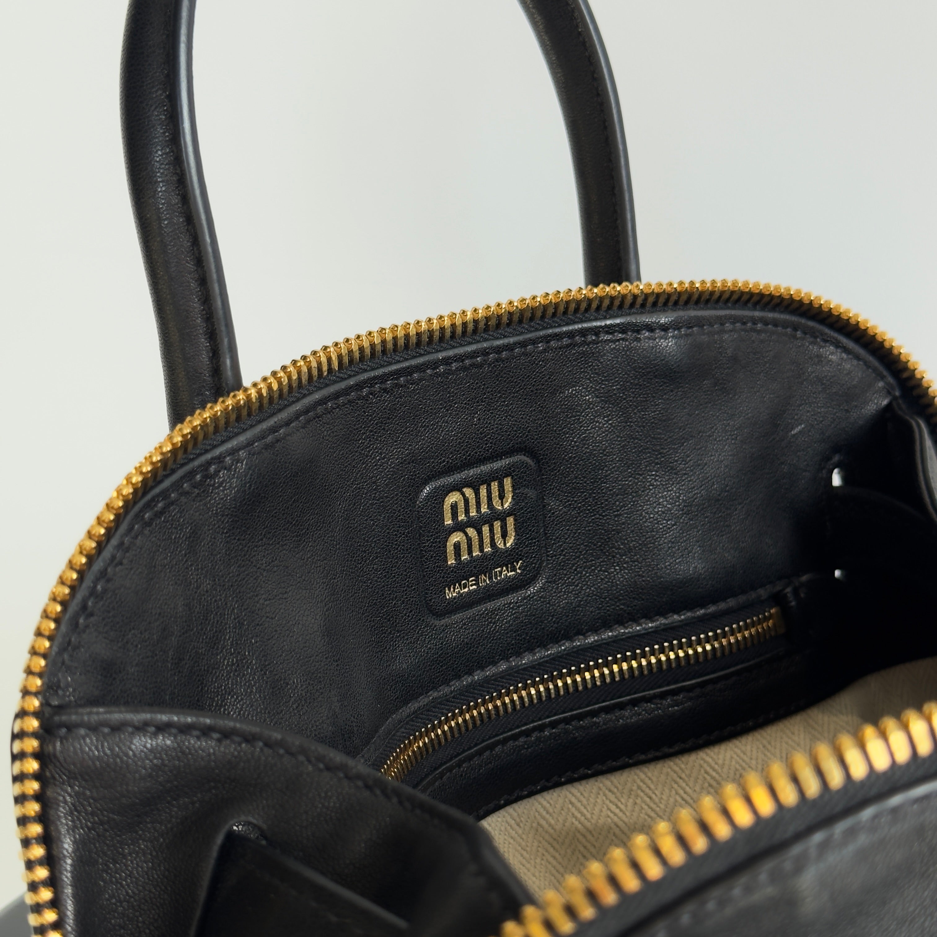 Miu Miu Aventure Small Black Tote - Queen May