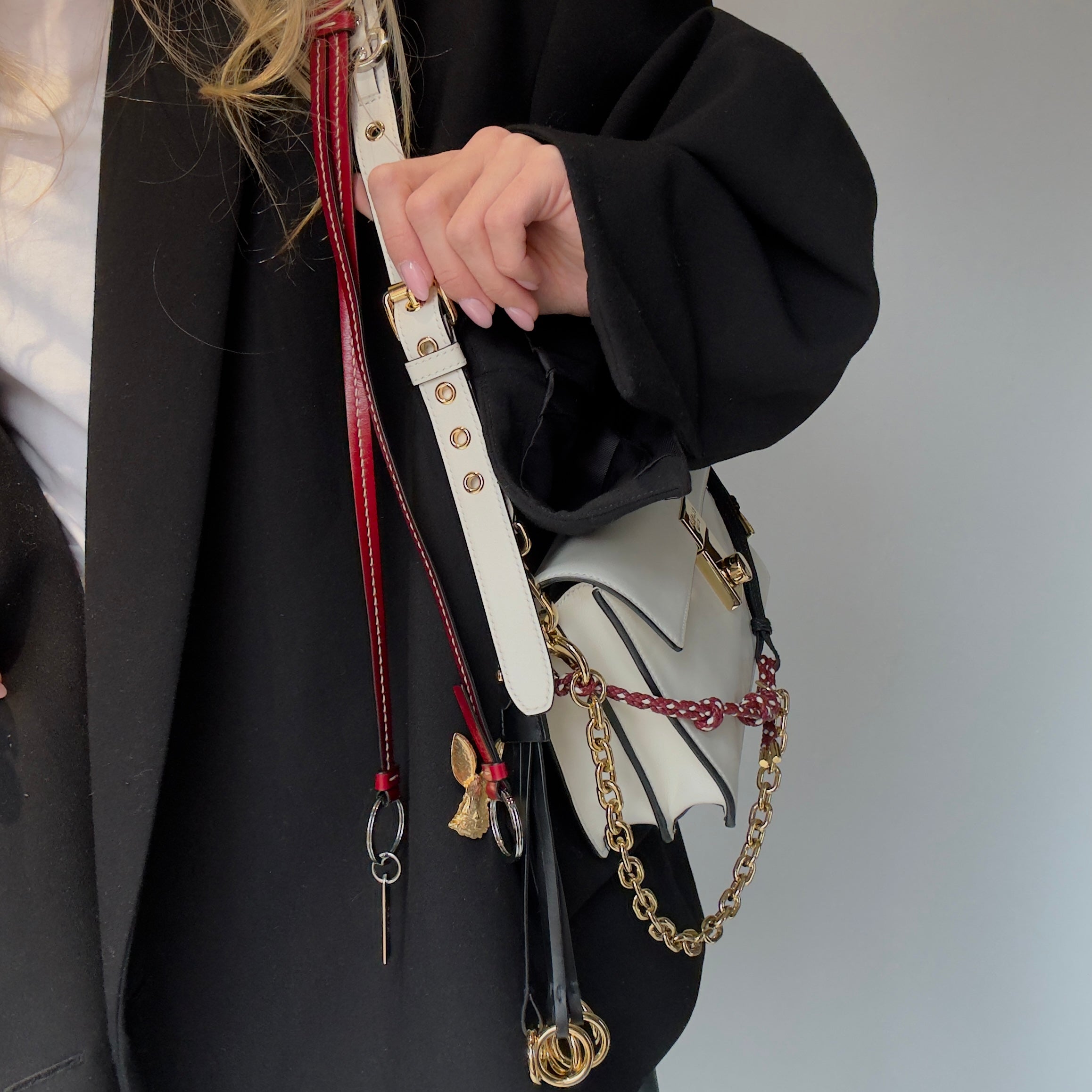 Prada Soft Sound Bag with Charms - Queen May