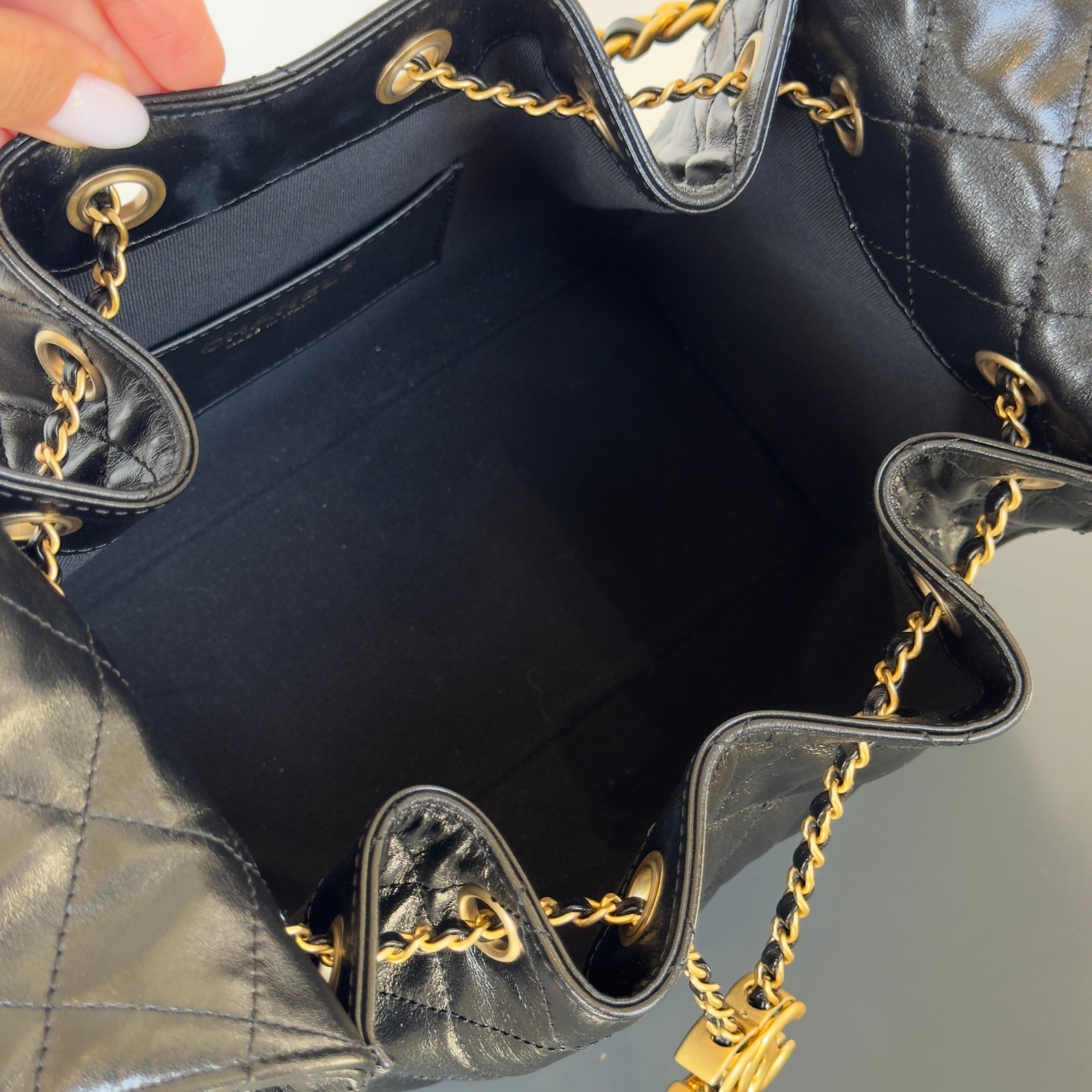 Chanel Small 25 Hobo Black - Queen May