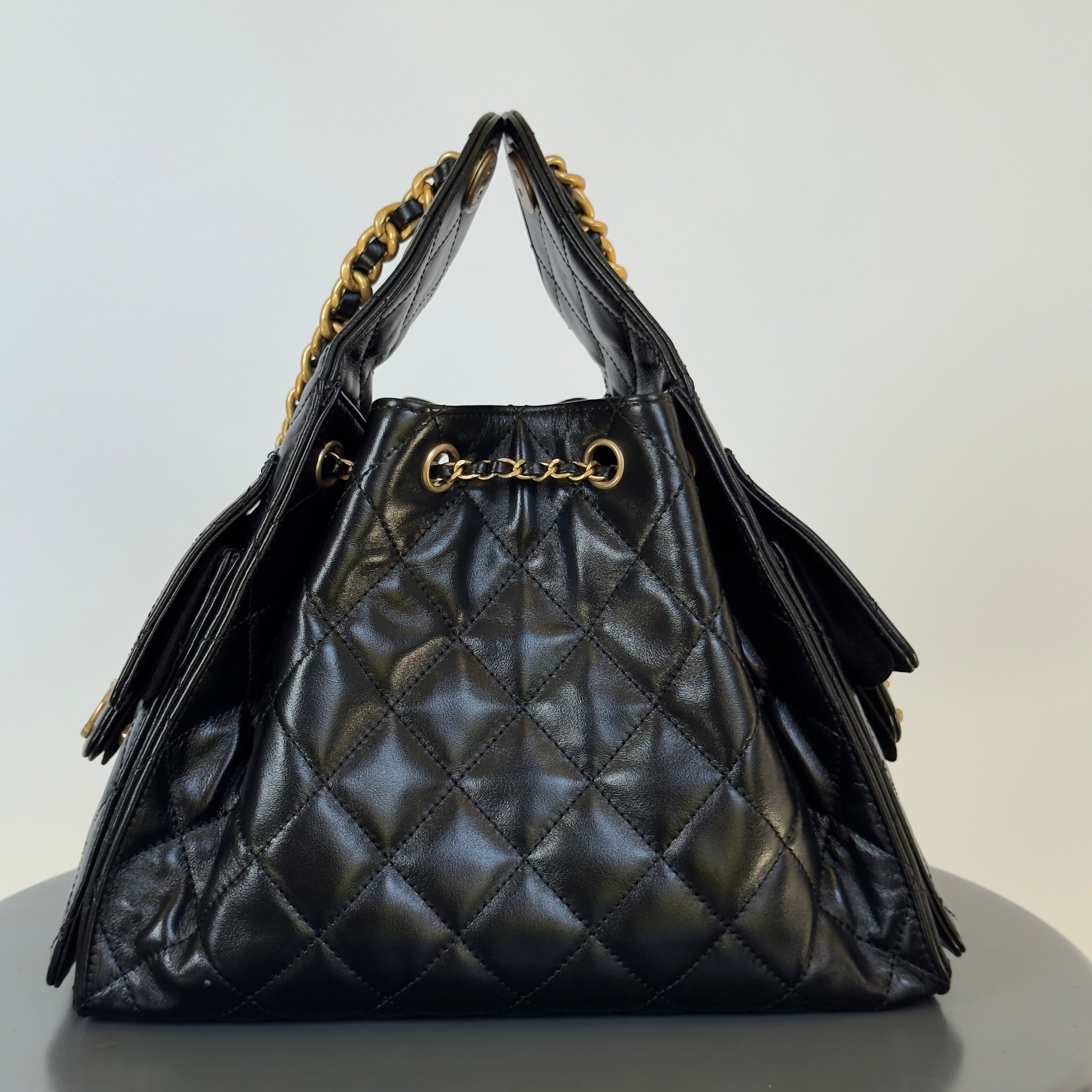 Chanel Small 25 Hobo Black - Queen May