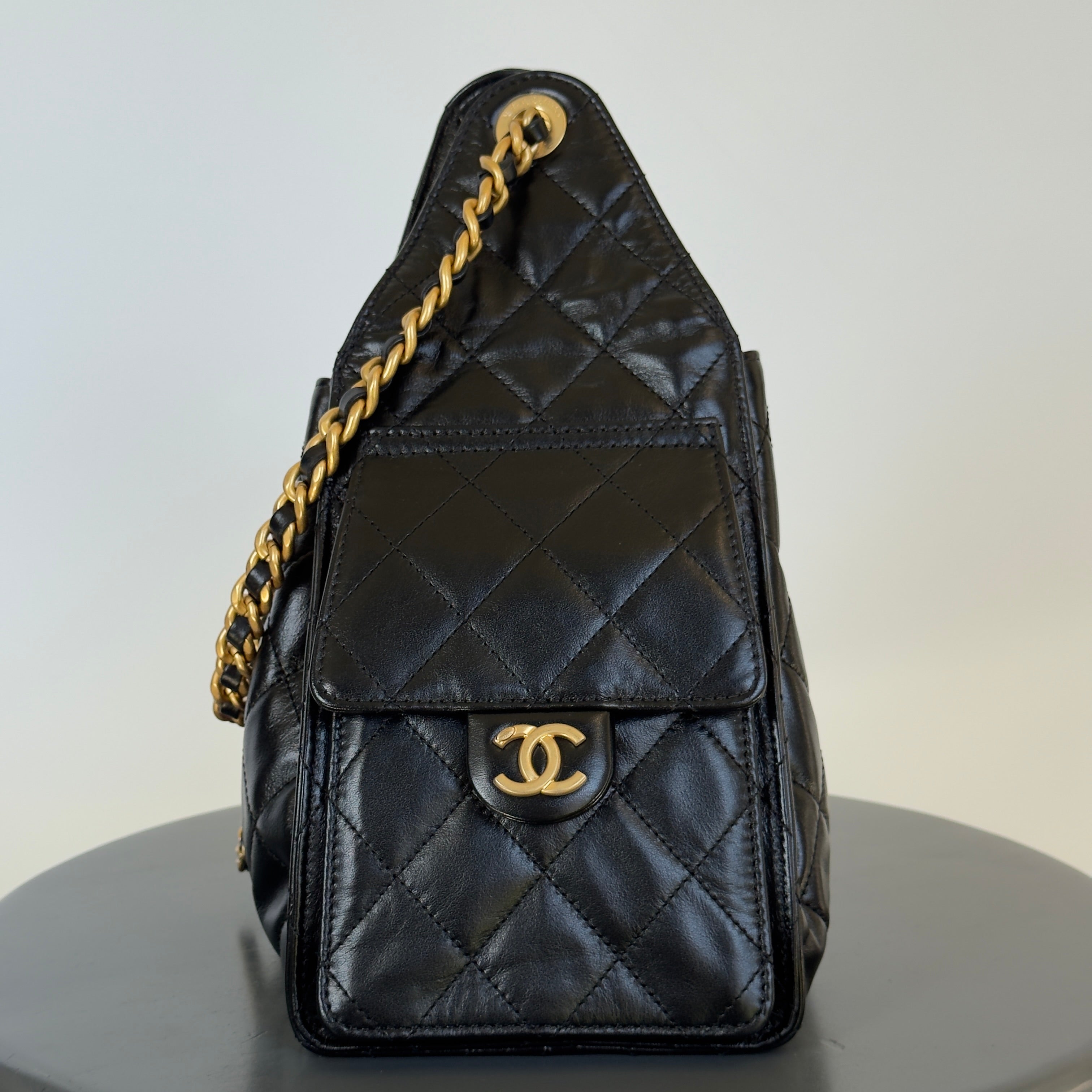 Chanel Small 25 Hobo Black - Queen May