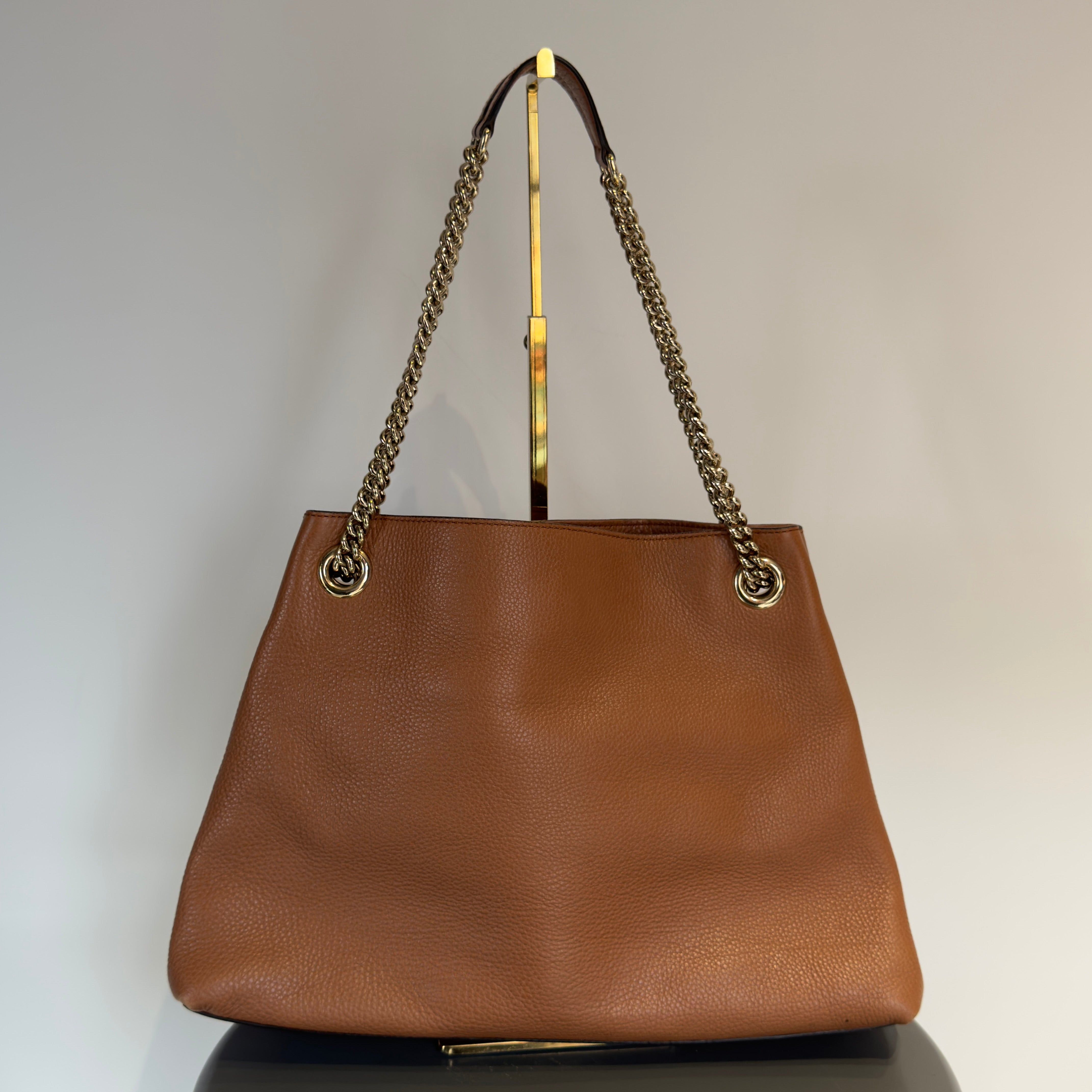 Gucci Brown Interlocking GG Soho Medium Bag - Queen May
