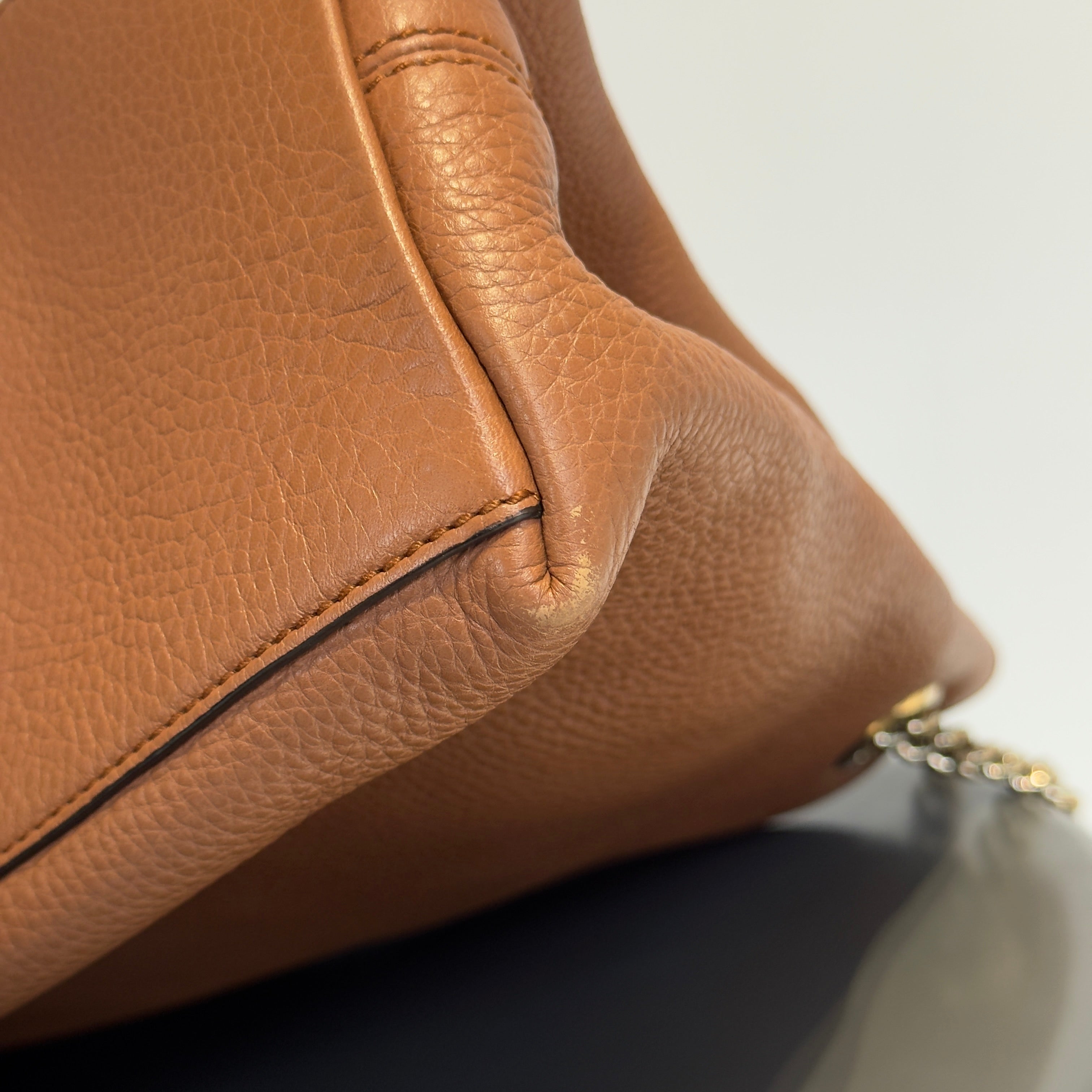 Gucci Brown Interlocking GG Soho Medium Bag - Queen May